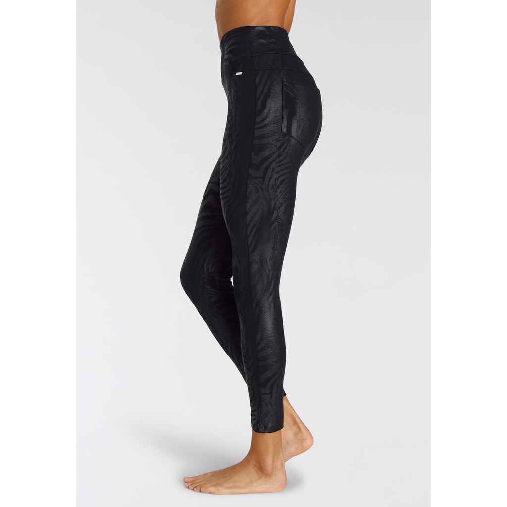 LASCANA Leggings, mit tonigem Druck