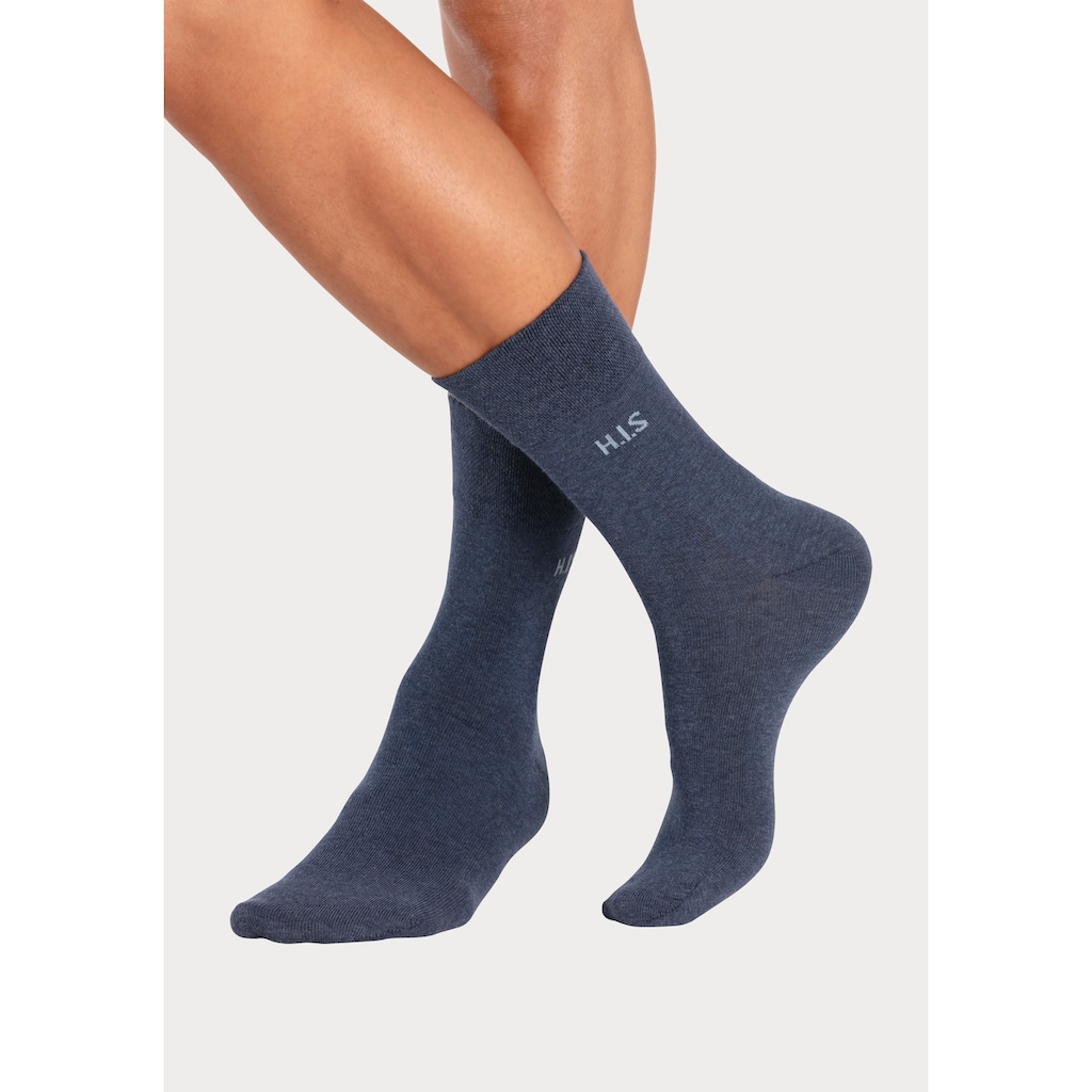 H.I.S Socken, (Packung, 12 Paar), ohne einschneidendes Gummi