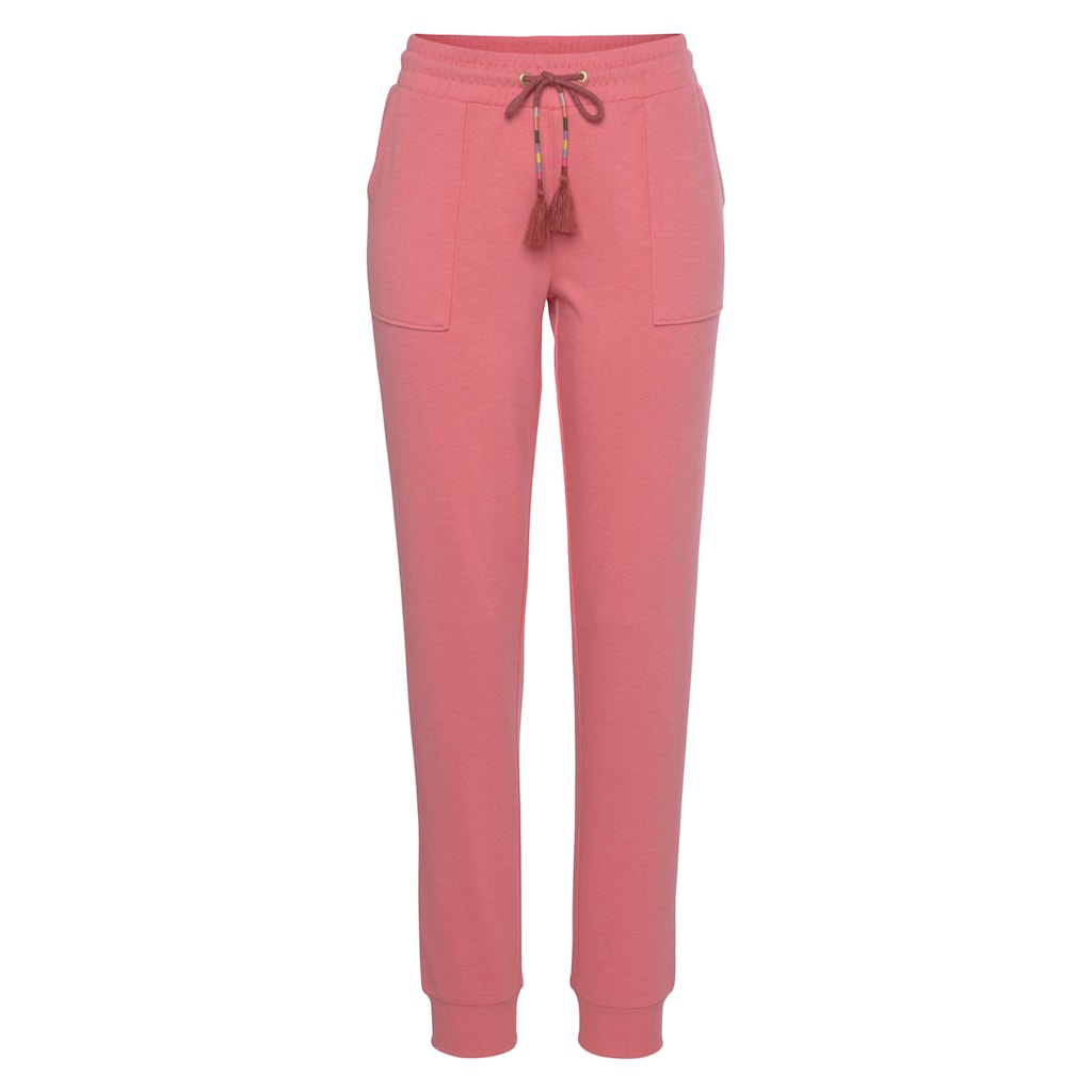 Vivance Sweatpants, Relaxhose, Loungehose mit aufgesetzten Taschen, Loungewear