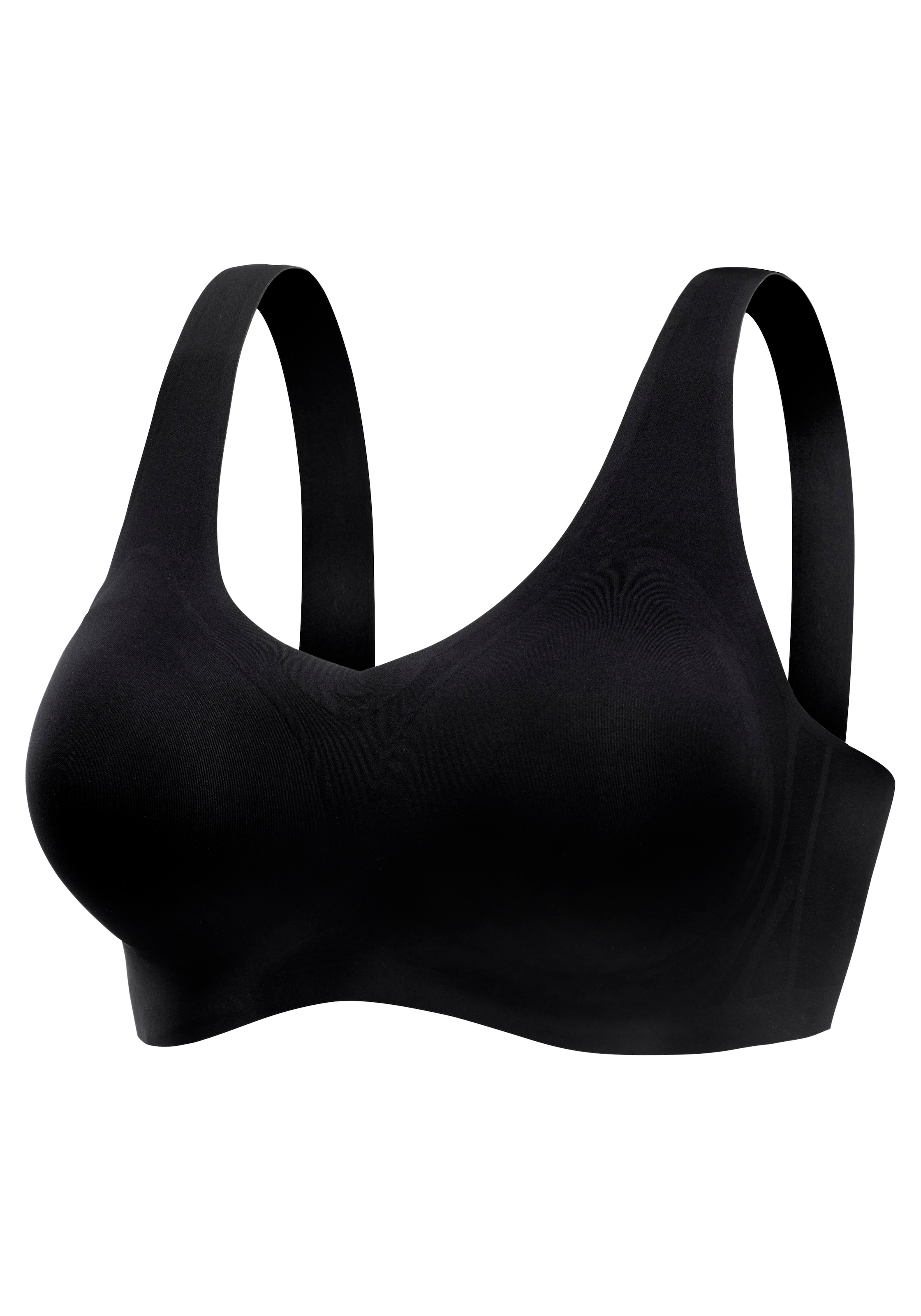 Nuance Bralette-BH, SEAMLESS, ohne Bügel, mit integriertem Push-up Kissen, Basic Dessous