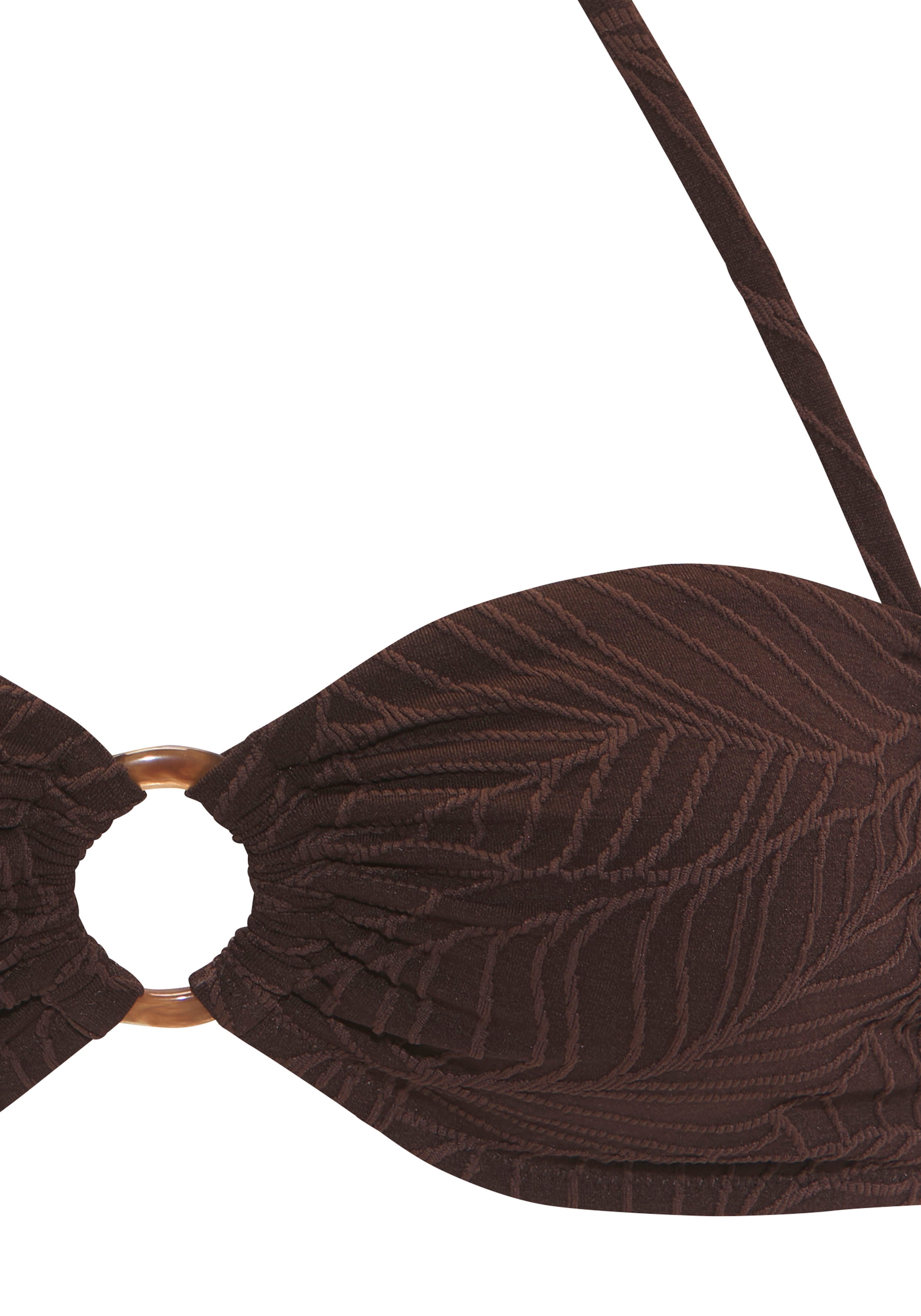 LASCANA Bandeau-Bikini-Top »Fay« aus eleganter Strukturware