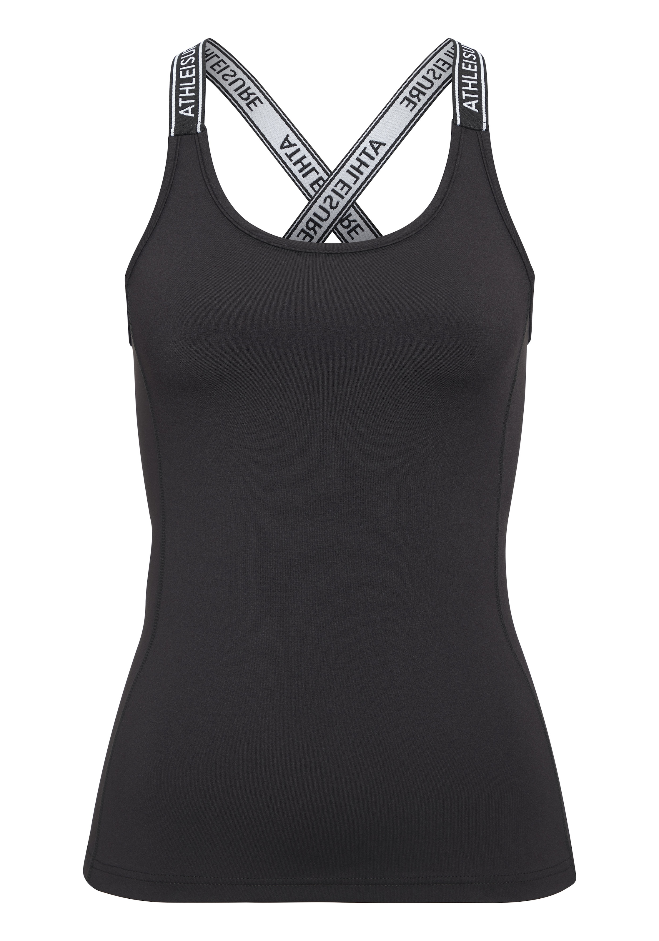 LASCANA ACTIVE Sporttop mit gekreuzten Trägern im Rücken, Tanktop, Funktionstop, sportlich