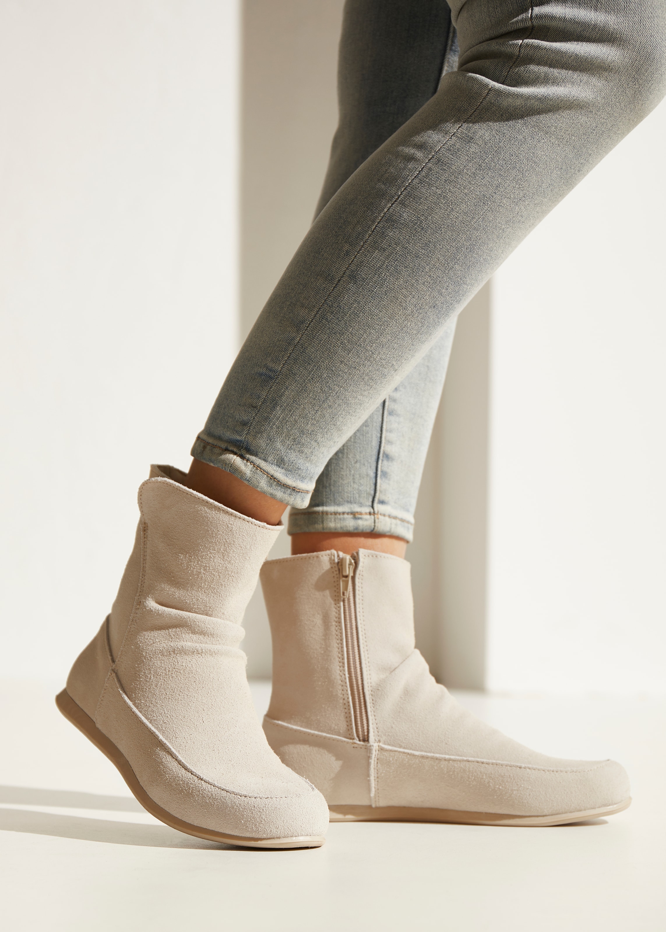 Vivance Stiefelette »Stiefel, Boots«, aus hochwertigem Leder mit Reissverschluss