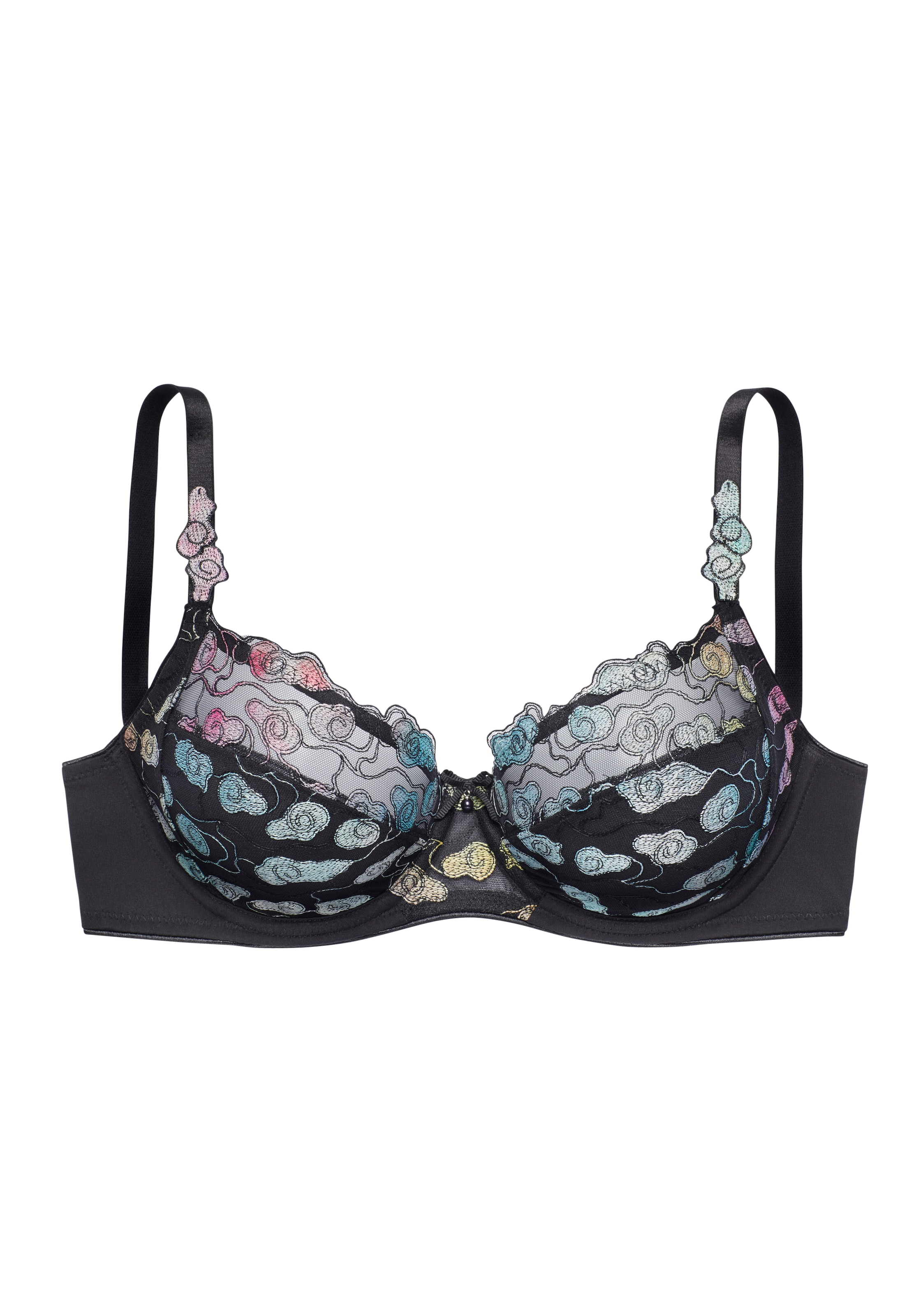 Nuance by Lascana Soutien-gorge à armatures », BH mit Bügel« peut être assorti en ensemble de lingerie, avec broderie spéciale, grandes tailles