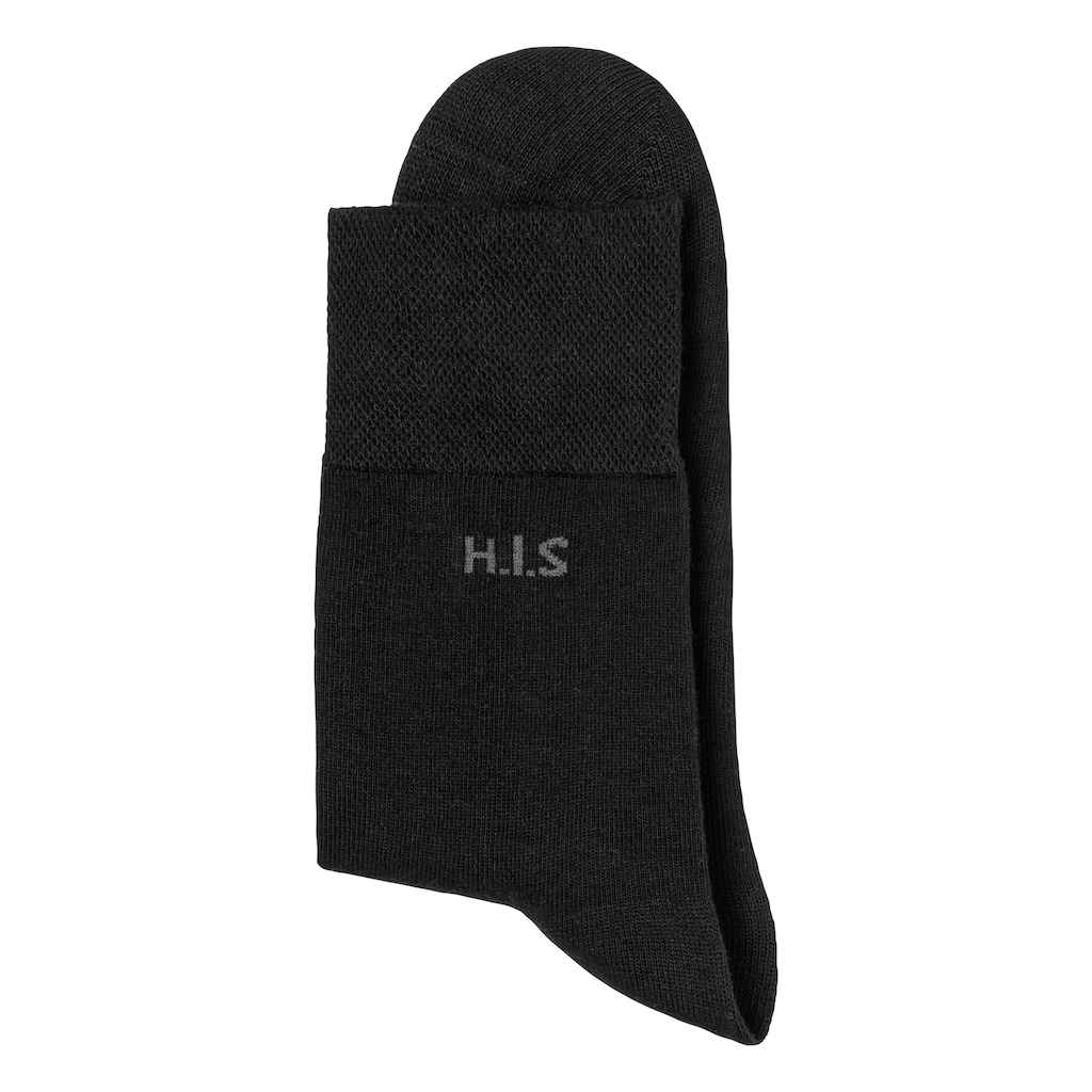 H.I.S Socken, (Packung, 12 Paar), ohne einschneidendes Gummi