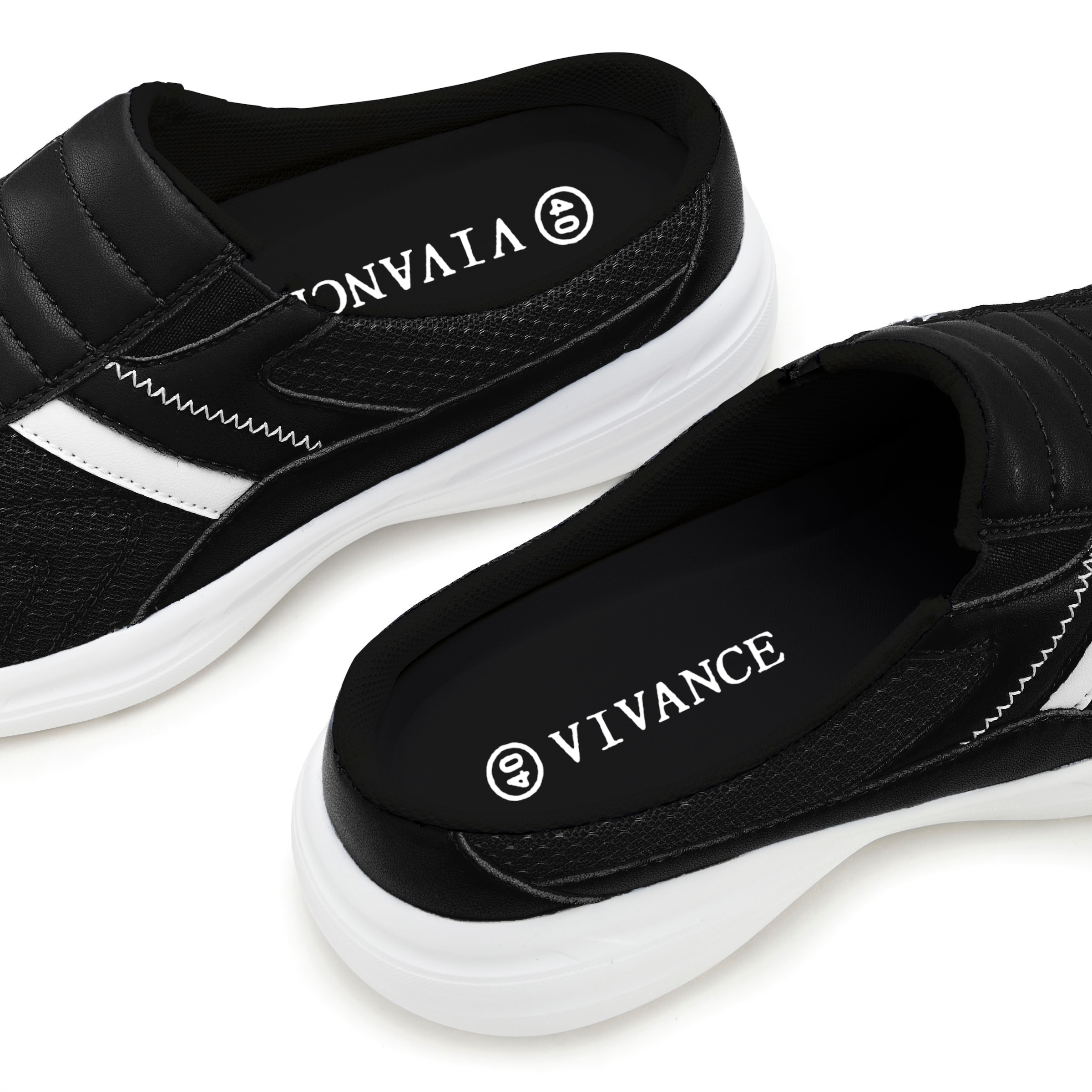 Vivance Sabot, Sneaker, Freizeitschuh, Halbschuh, Slip-In Unisex VEGAN