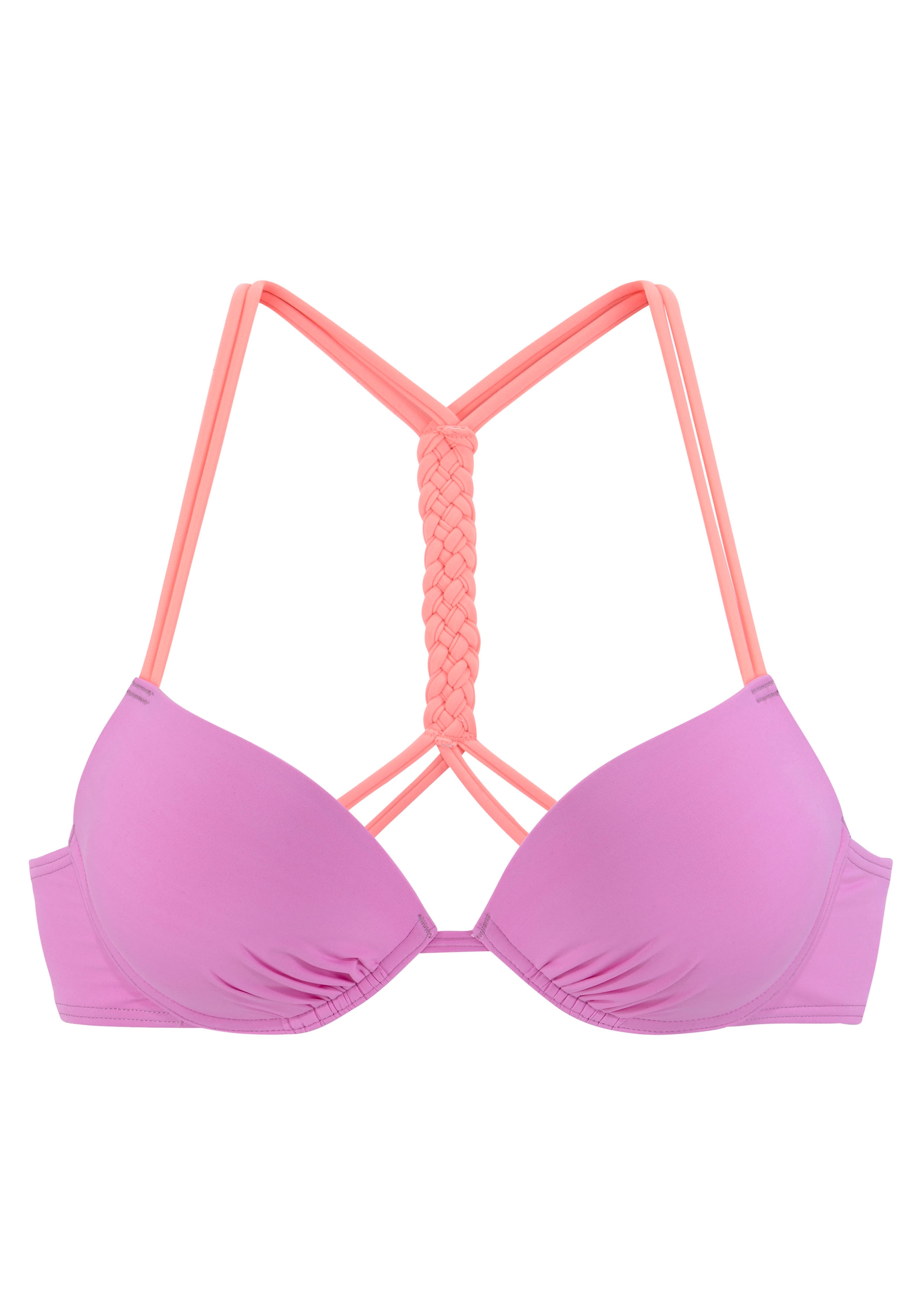 Venice Beach Push-Up-Bikini-Top »Anna«, wattierte Cups, mit eingearbeiteter Verstärkung