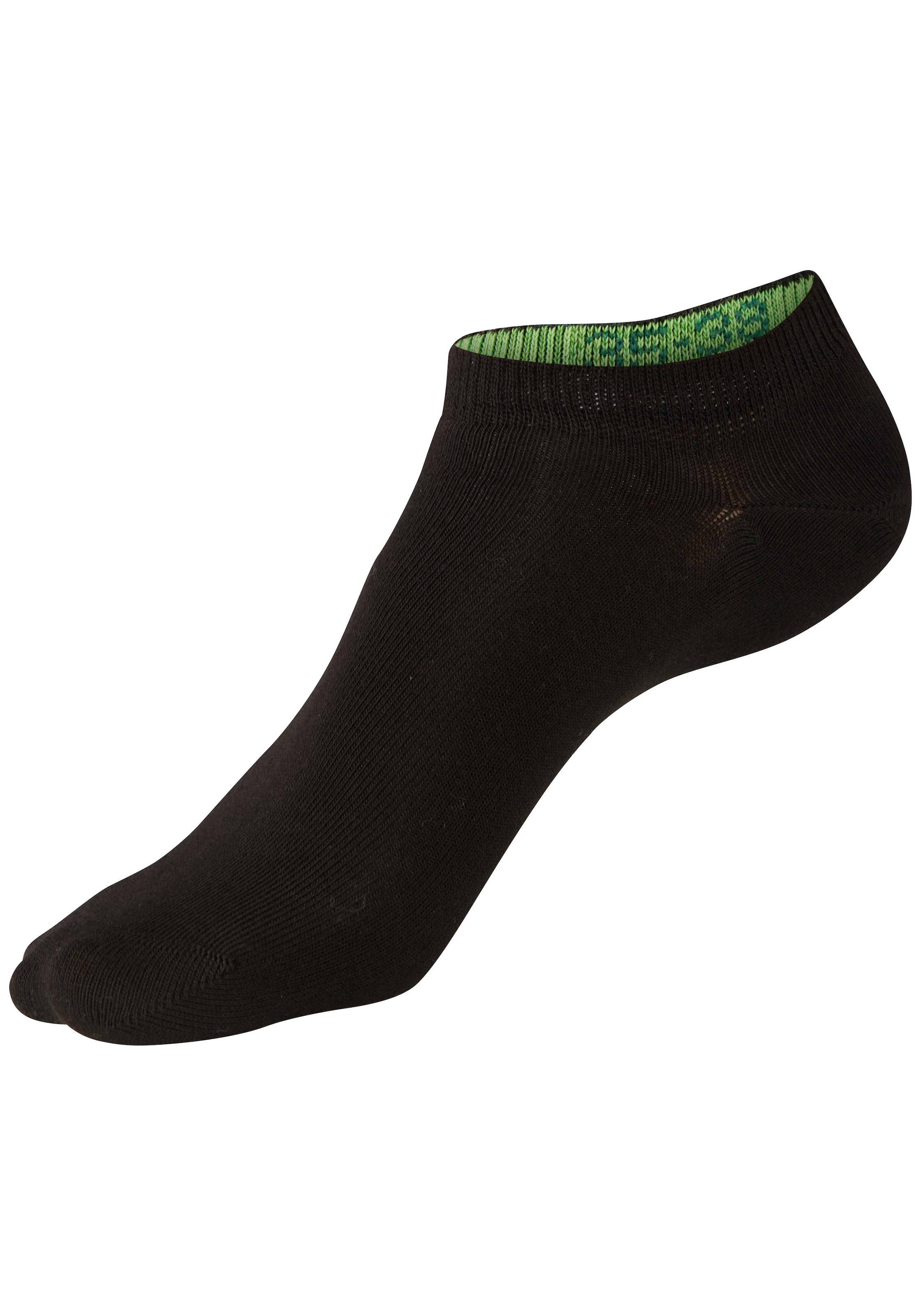 H.I.S Chaussettes de baskets »für Damen und Herren, perfekt zu sortieren, mit farbigen Innenbündchen« Boîte, 20 Couple tlg. dans une boîte cadeau pratique pour le travail et les loisirs