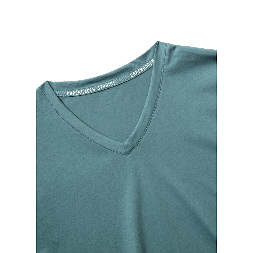 Copenhagen Studios T-Shirt, (3er-Pack), Unterziehshirt aus hochwertiger Bio-Baumwolle