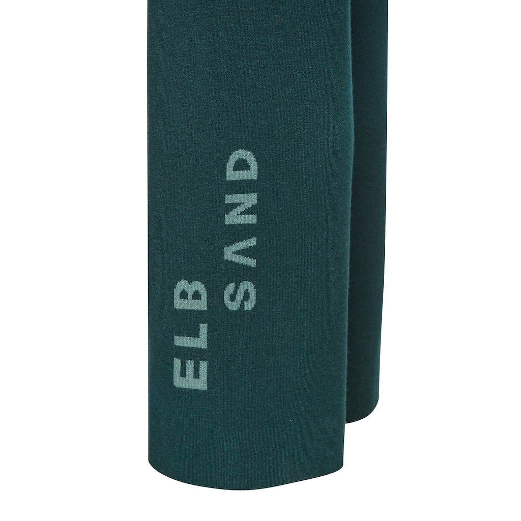 Elbsand Strickhose, mit weitem Bein und eingestricktem Logo, Loungewear