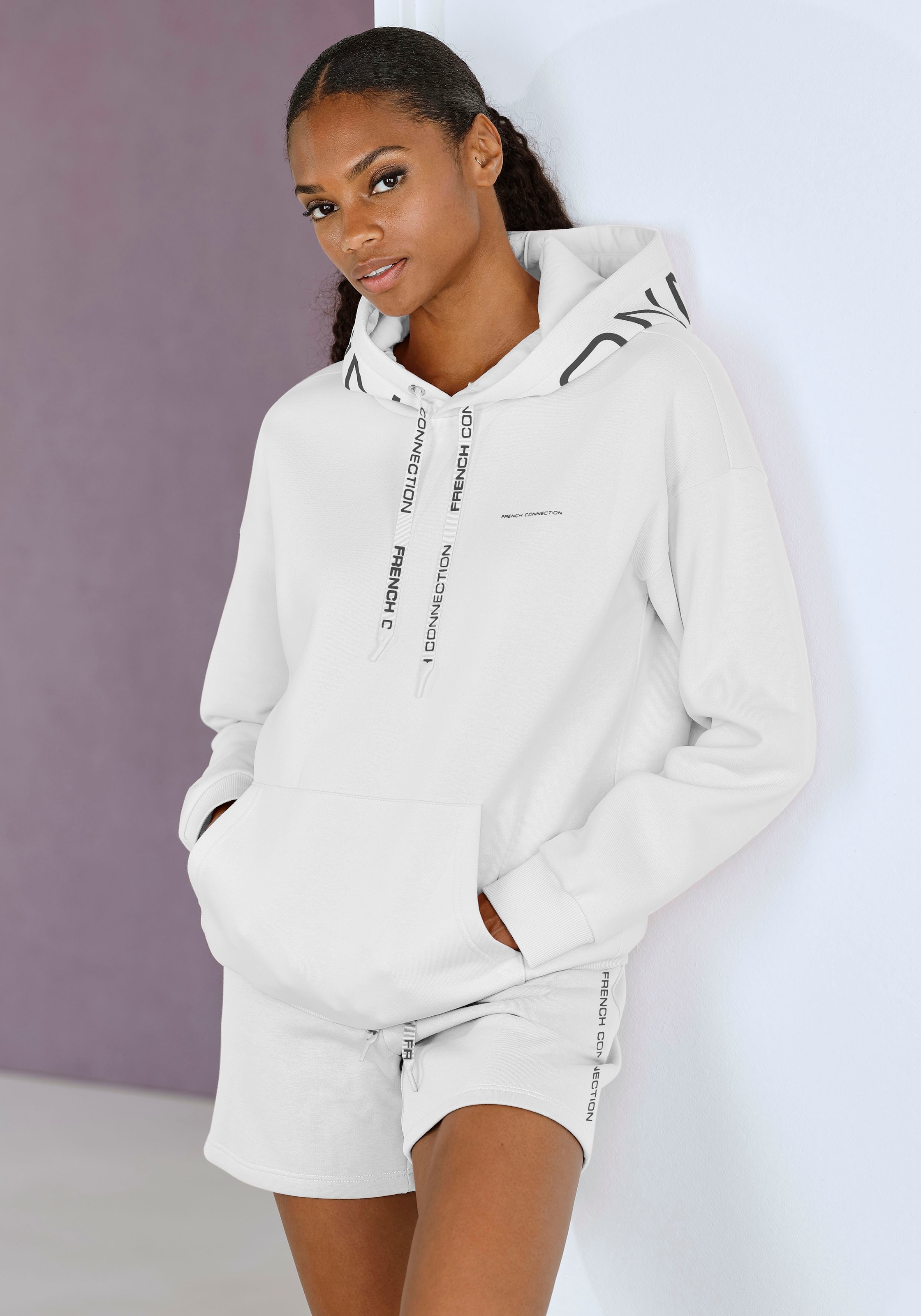 French Connection Kapuzenpullover, mit Logodruck
