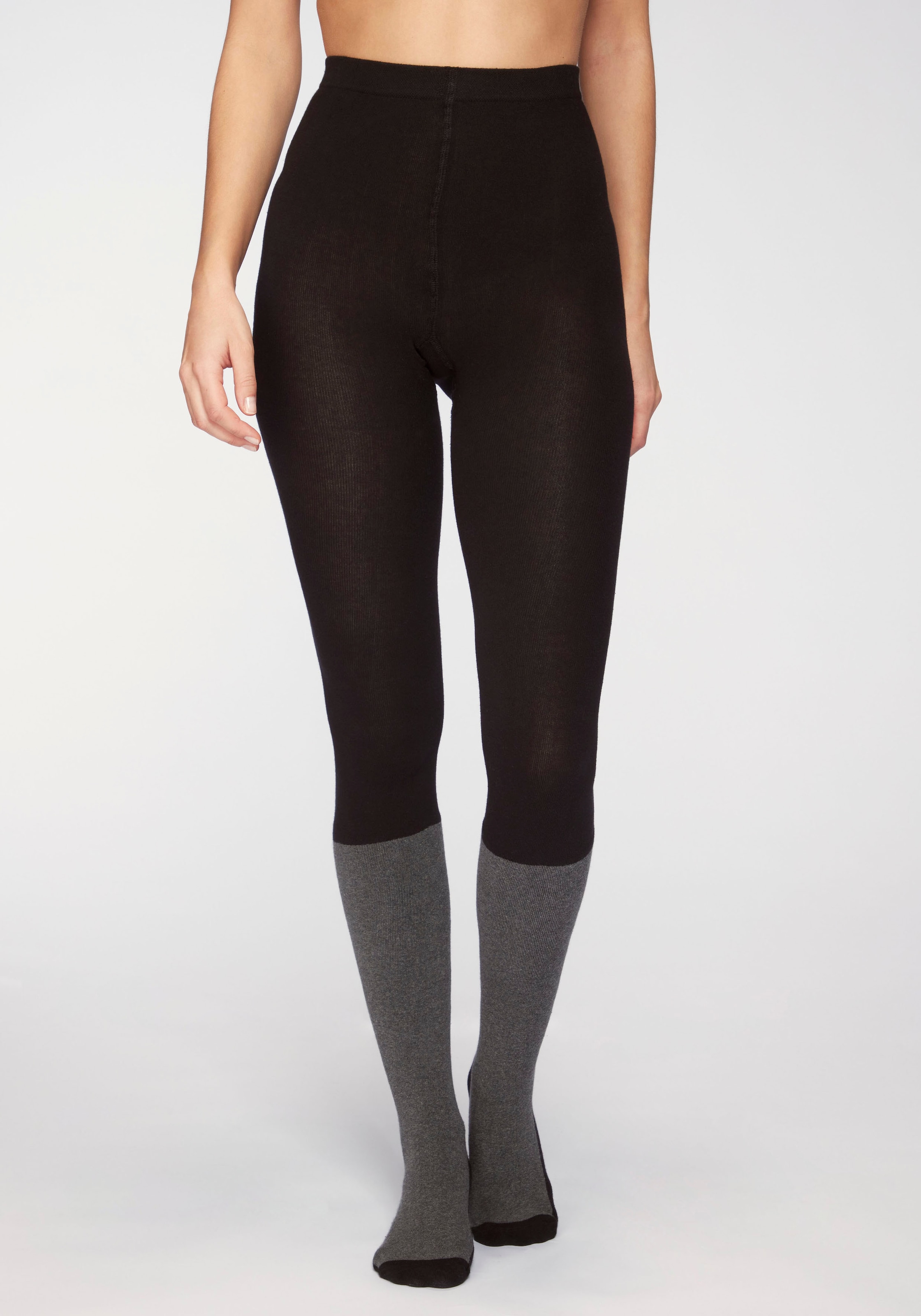 Lavana Strickstrumpfhose 1 Stk. tlg. mit verstärkten Zonen, ideal für Skifahren