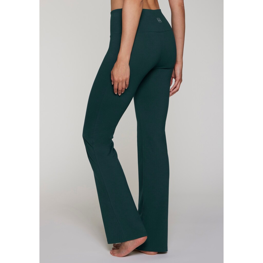 LASCANA ACTIVE Jazzpants, mit breitem Bündchen