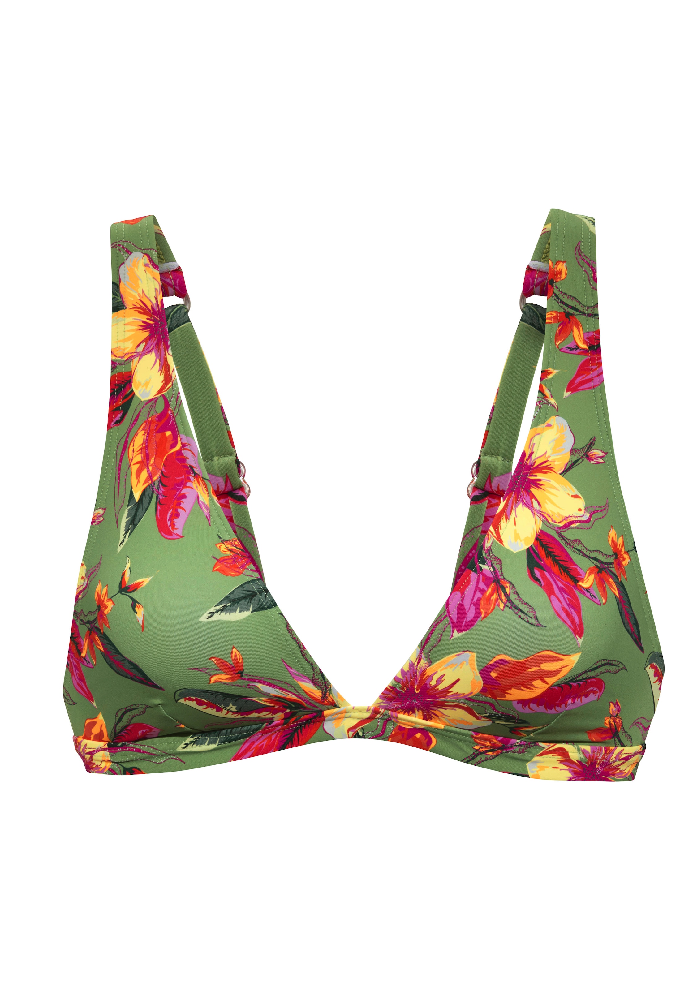 LASCANA Triangel-Bikini-Top »Malia«, mit tropischem Print