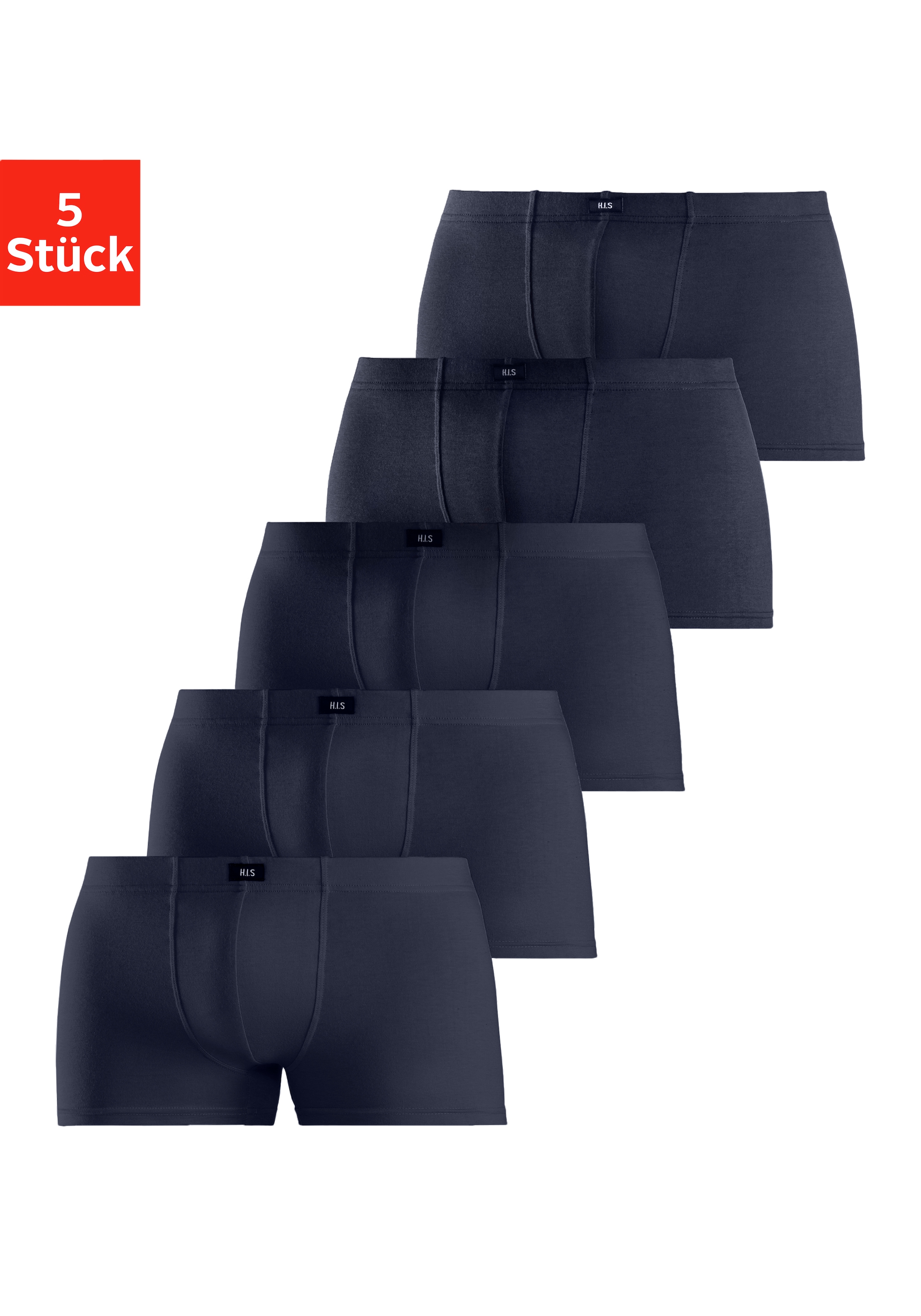 H.I.S Boxer »Boxershorts für Herren« Paquet, 5 cuis aus Baumwolle