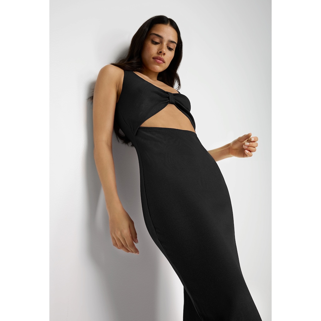 LSCN by LASCANA Midikleid, aus weicher Rippware