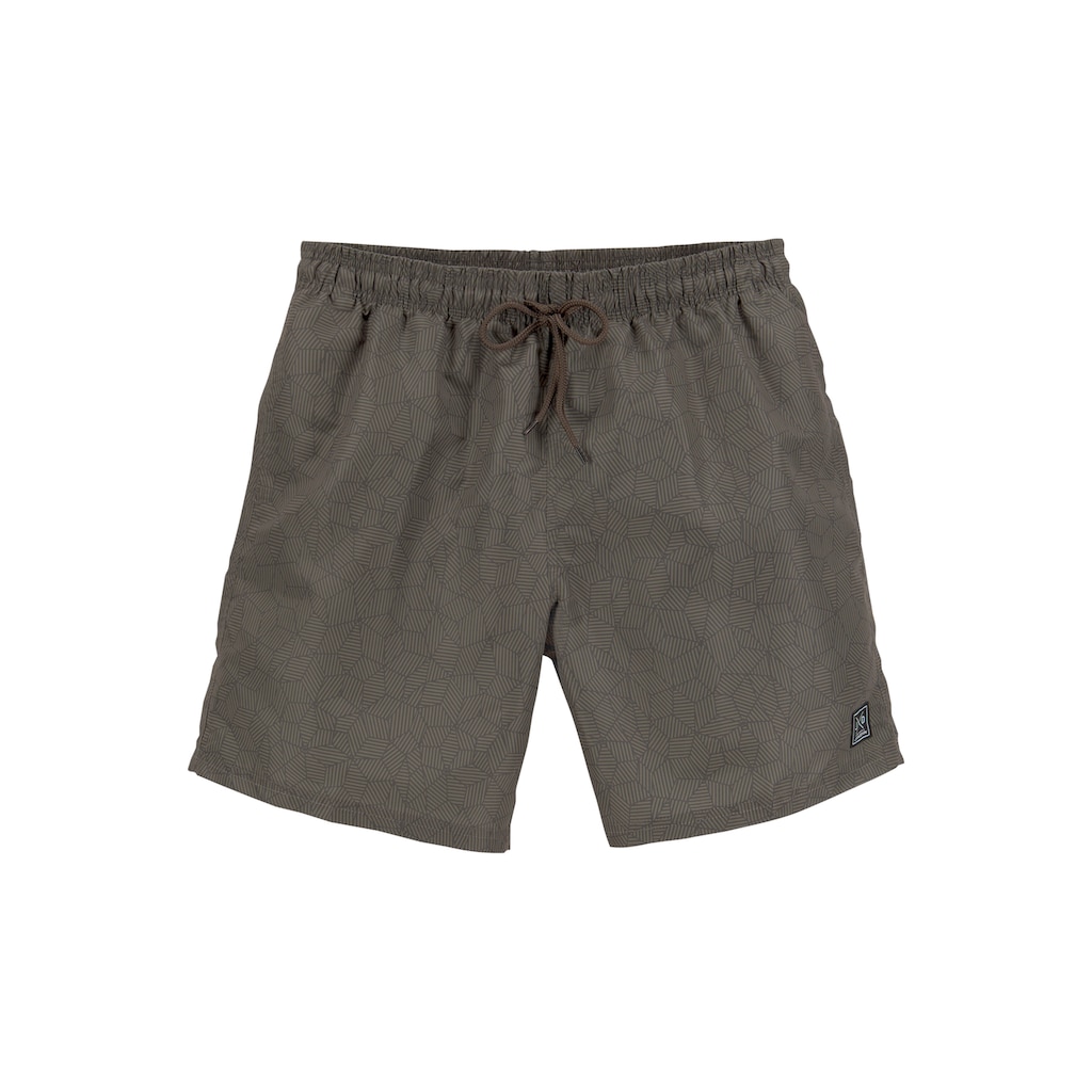 John Devin Badeshorts »Rylan«, im Geo Druck