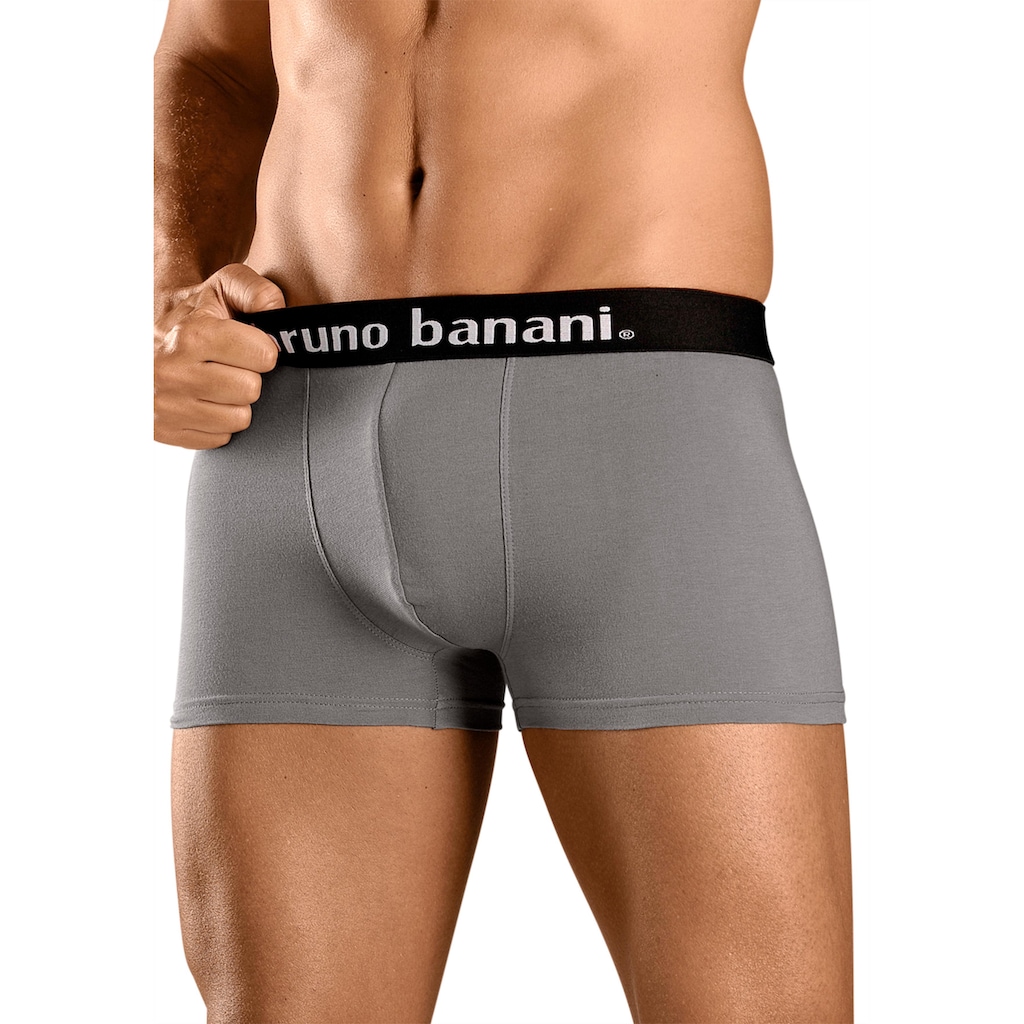 Bruno Banani Boxer »Boxershorts für Herren«, (Packung, 4 St.), mit Kontrast-Webbund