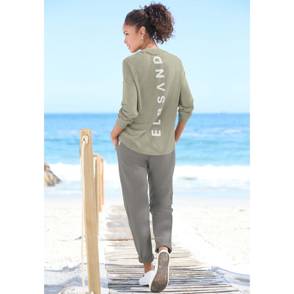 Elbsand Sweathose »Brinja«, mit Taschen und breiten Kordeln, Jogginghose, lässige Passform
