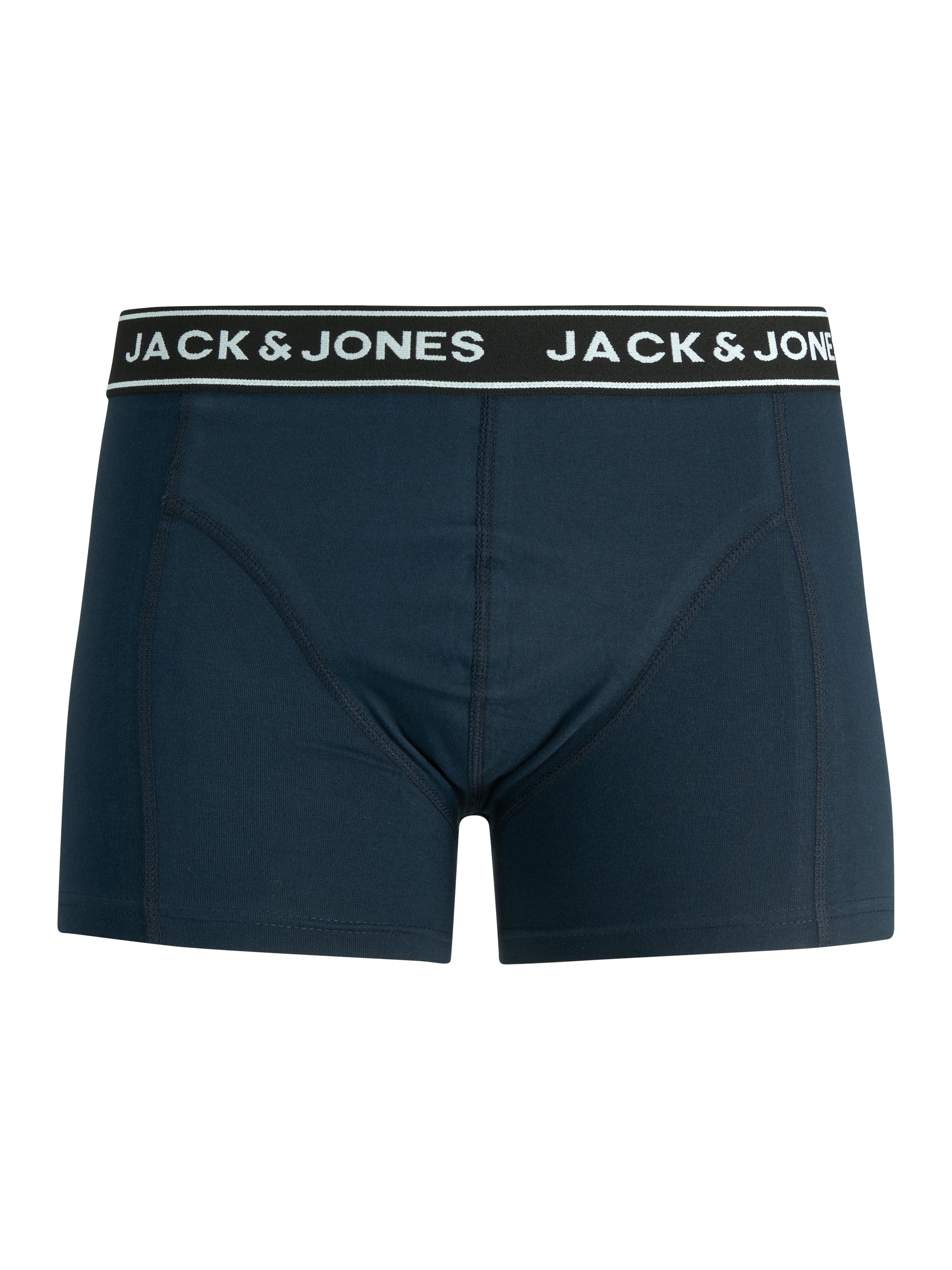 Jack & Jones Trunk »JACCRISP im 6er Pack mit Logobund und Stretchkomfort« Packung, 6 Stk. unifarben mit Farbeinsatz, modisch, eng anliegend, Baumwollmischung