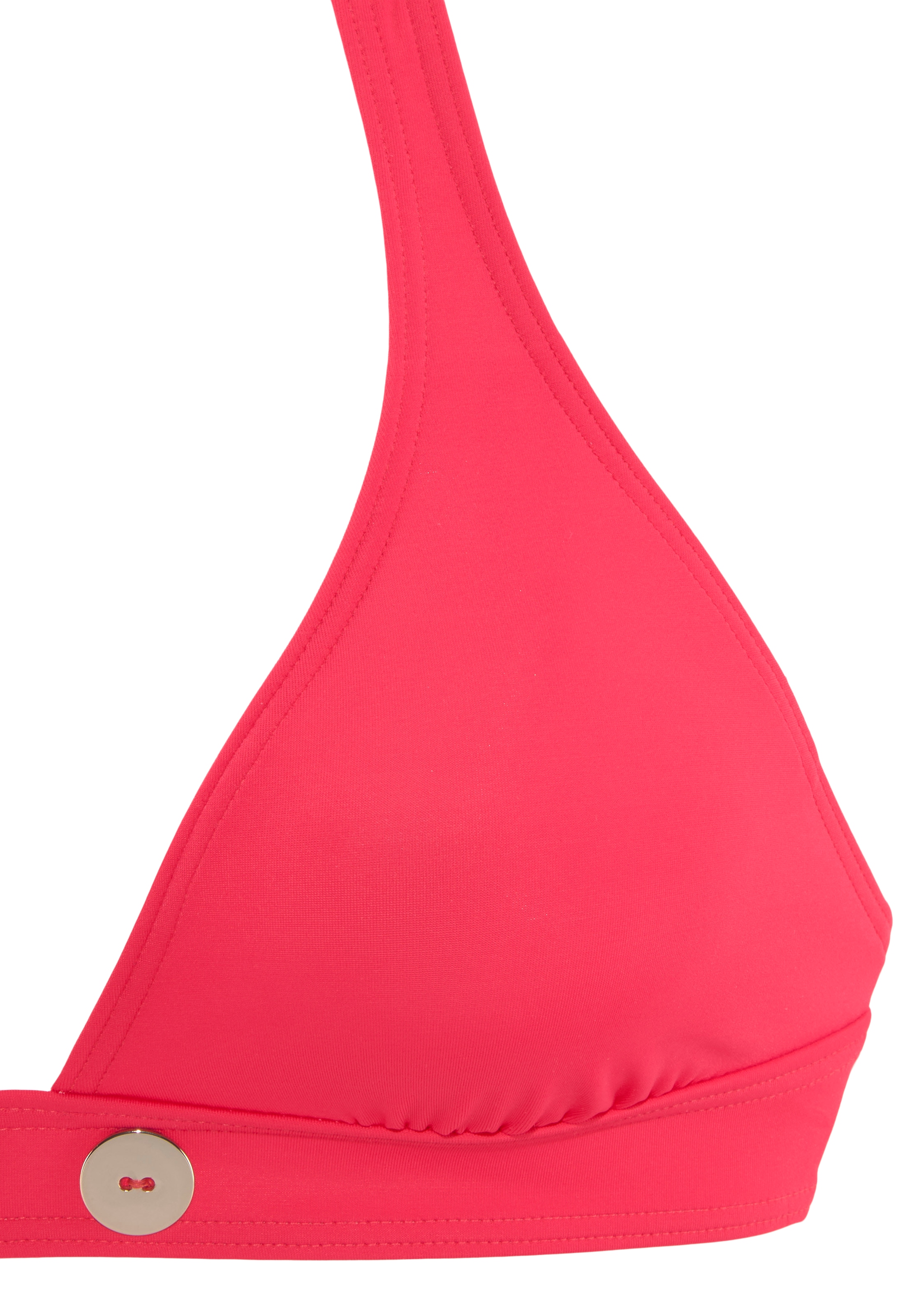Vivance Triangel-Bikini, mit goldfarbenen Zierknöpfen