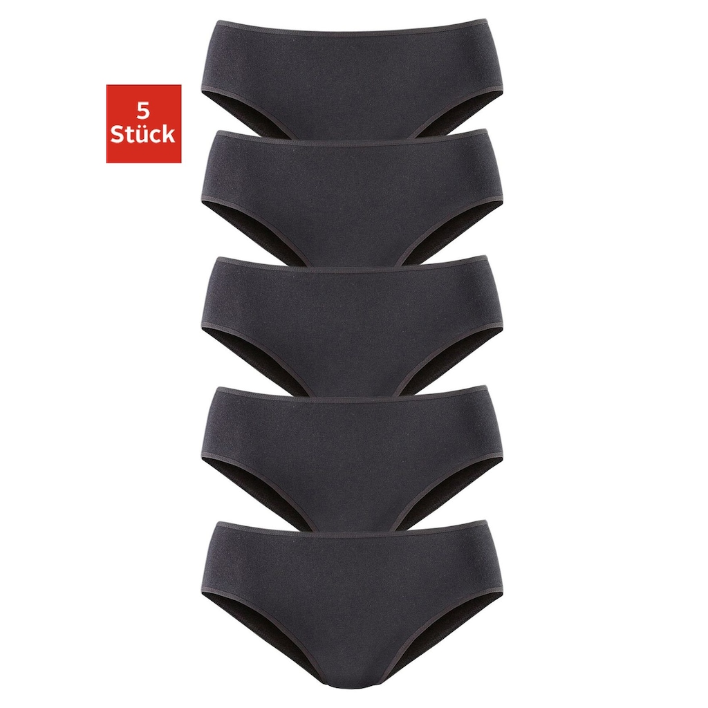 petite fleur Jazz-Pants Slips, (5er-Pack), aus elastischer Baumwoll-Qualität