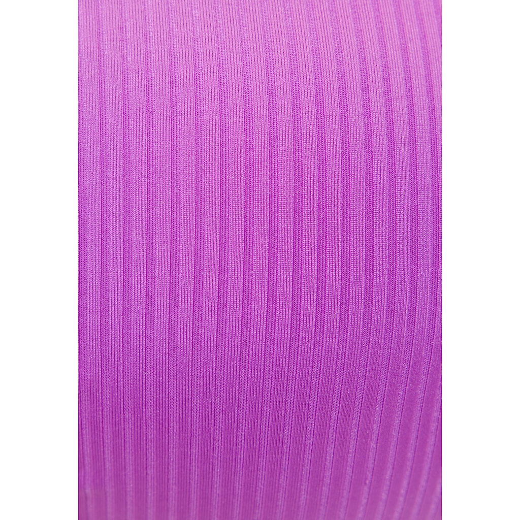 Venice Beach Bandeau-Bikini-Top »Lucky«, aus gerippter Strukturware