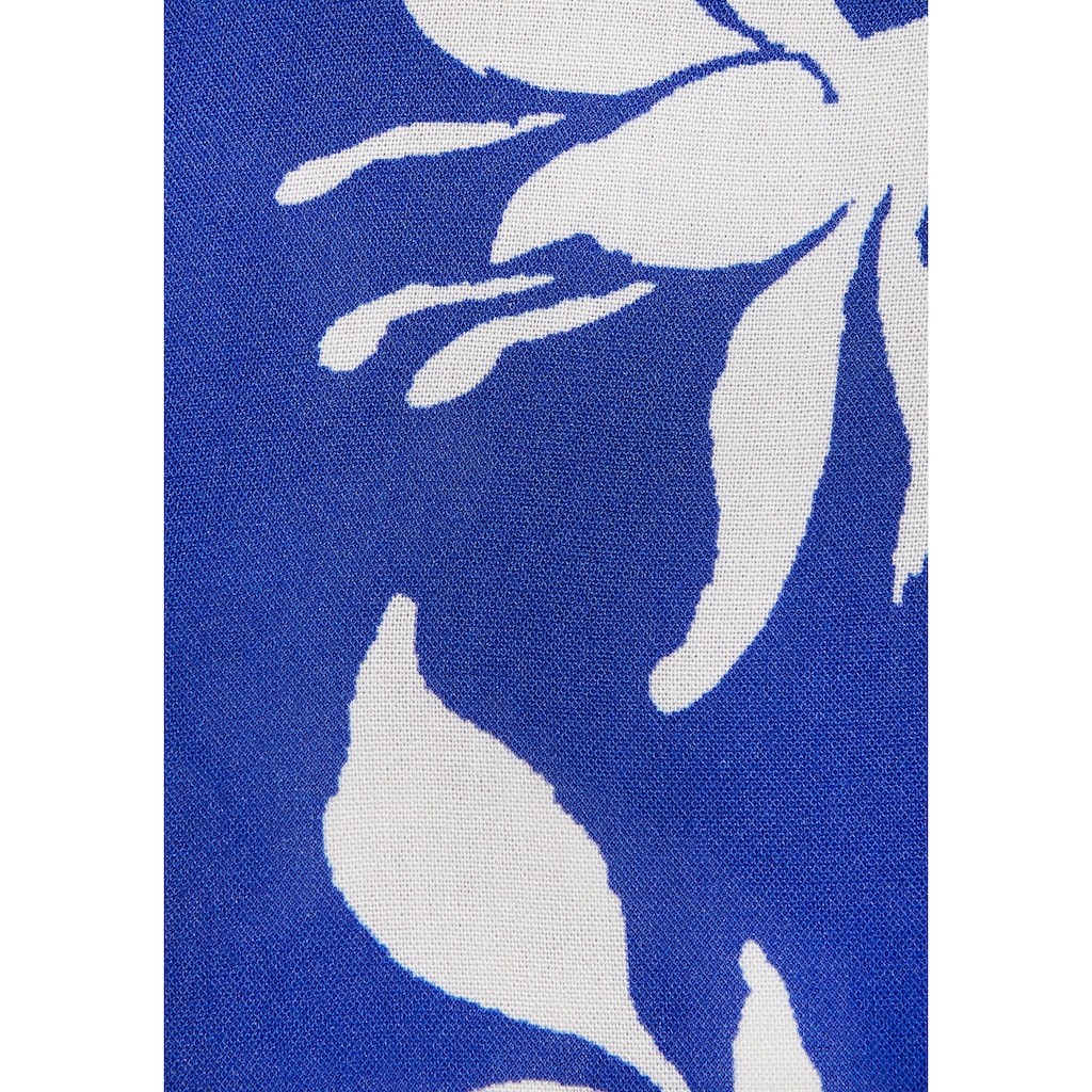 LASCANA Blusentop, mit Blumenprint und V-Ausschnitt, Blusenshirt