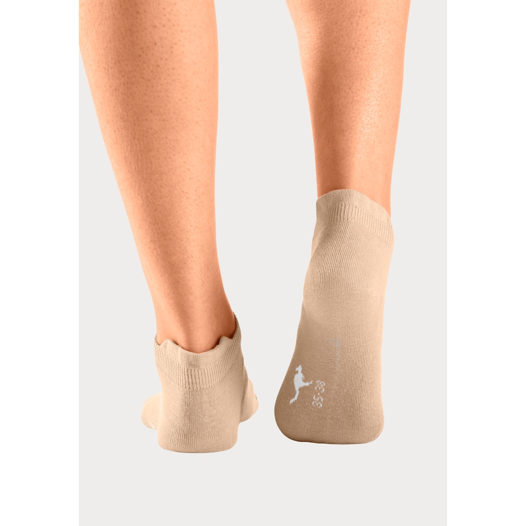 KangaROOS Sneakersocken, (Packung, 10 Paar), mit erhöhtem Bündchen