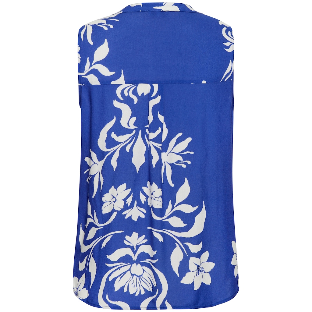 LASCANA Blusentop, mit Blumenprint und V-Ausschnitt, Blusenshirt
