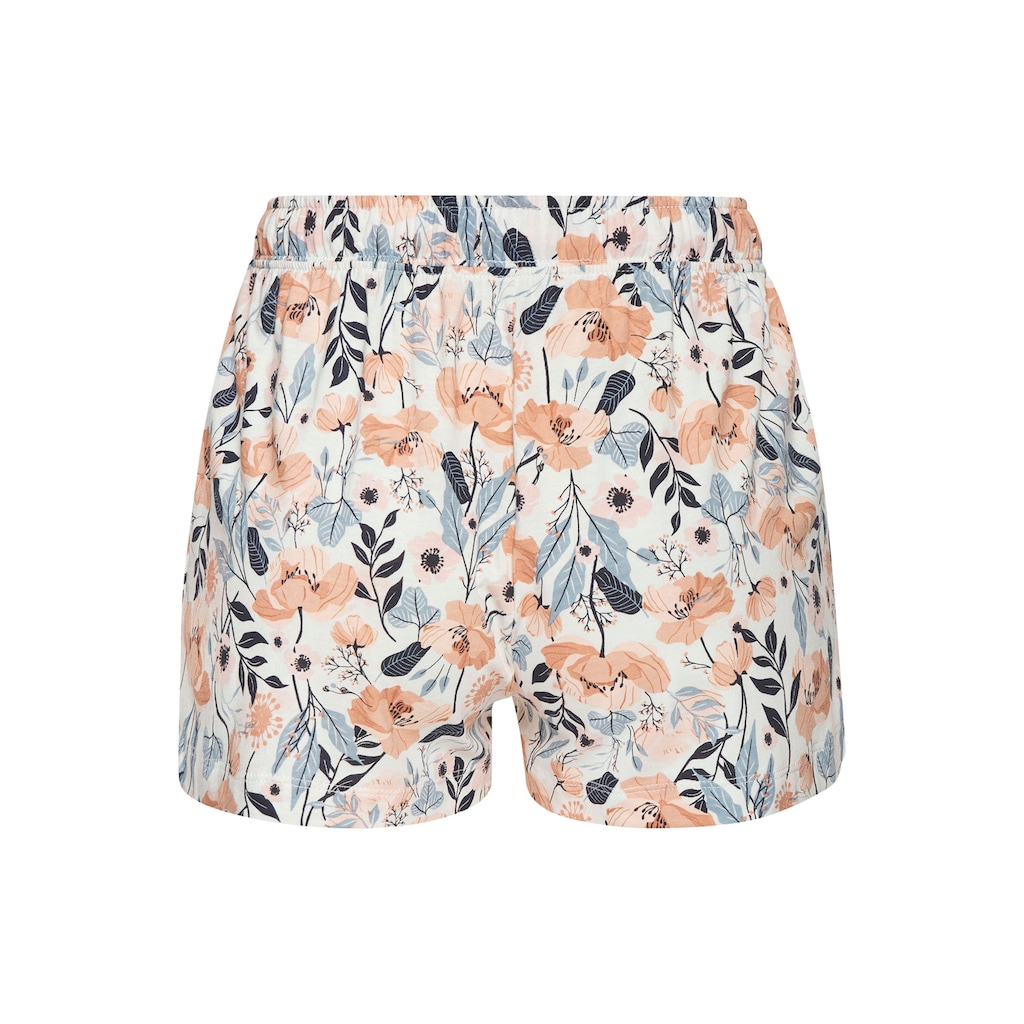 Vivance Dreams Pyjamashorts, mit Allover-Druck