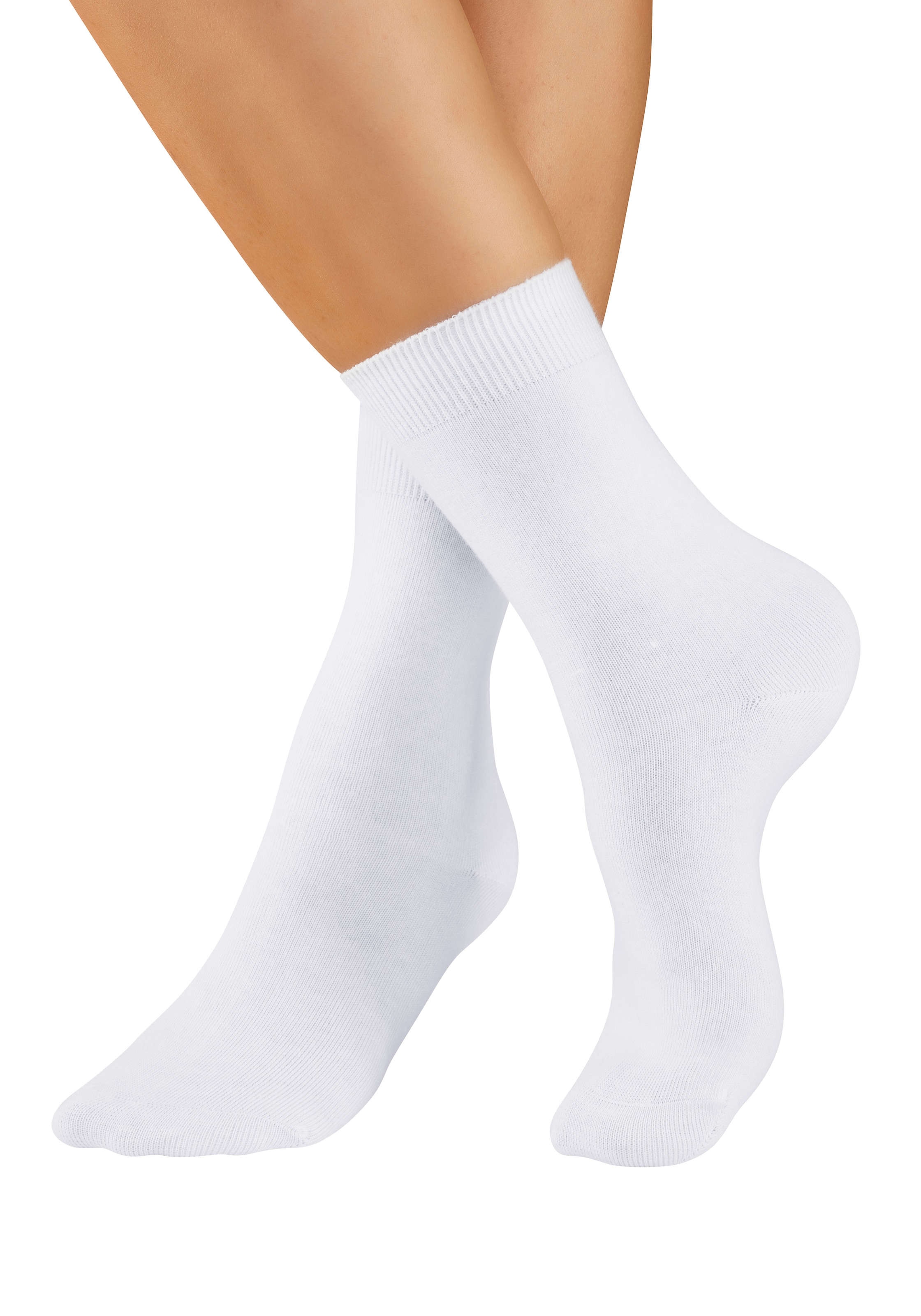 H.I.S Chaussettes basiques »Damensocken, frische melierte Farben; casual« Paquet, 20 Couple tlg. Chaussettes de tous les jours en gros paquet