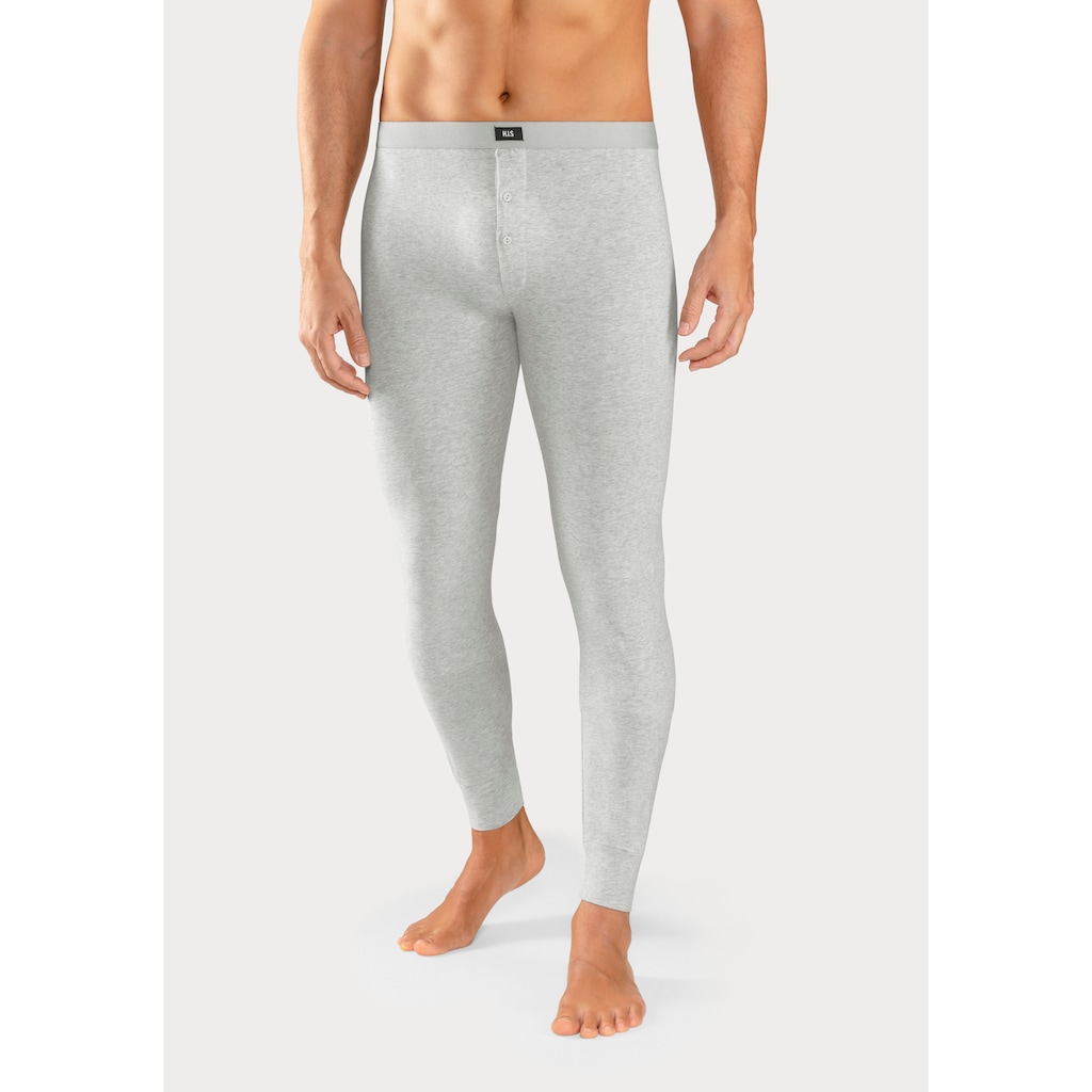 H.I.S Lange Unterhose, (Packung, 2 St.), mit Bündchen am Bein