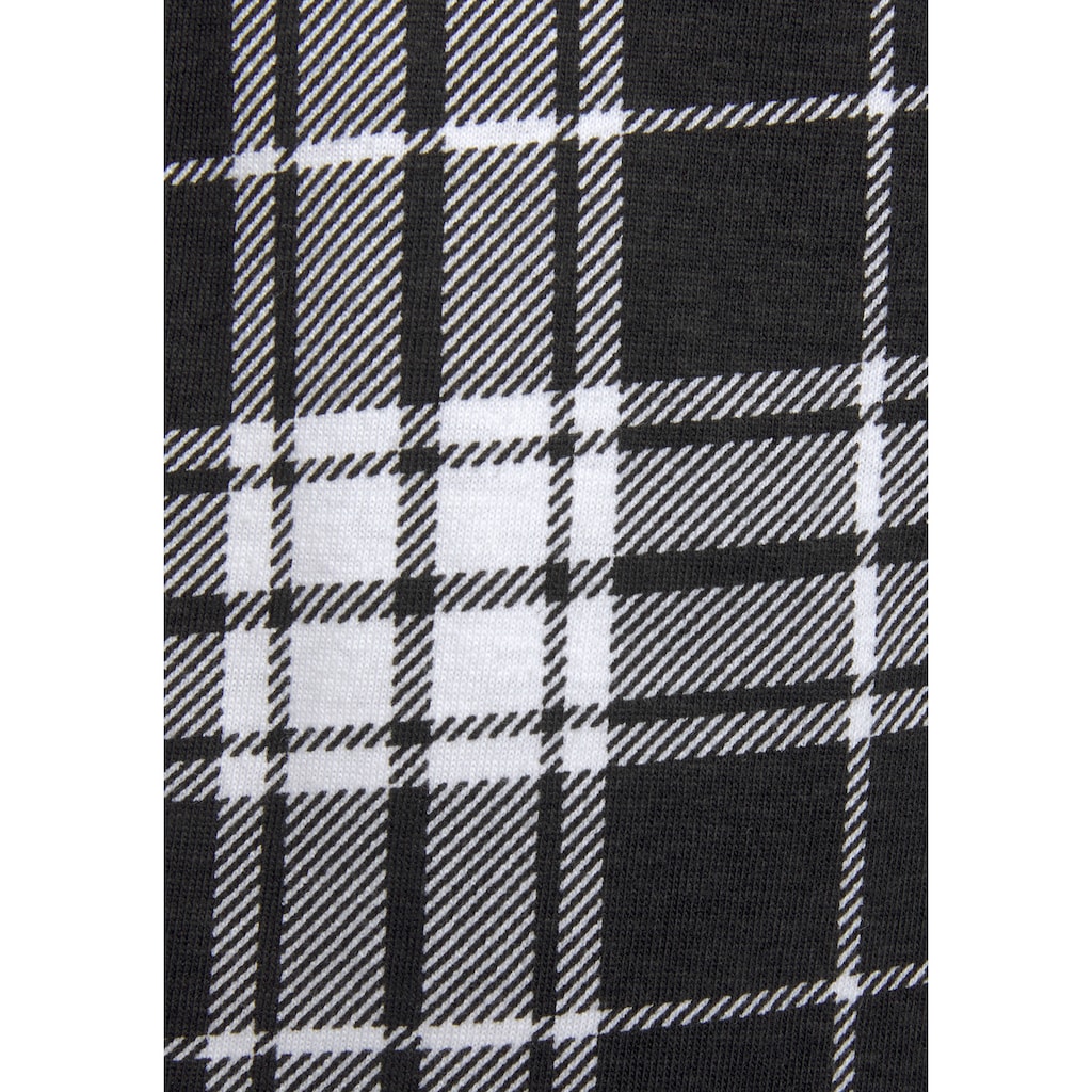 Vivance Dreams Pyjamahose, mit Schwarz-Weiss-Druck