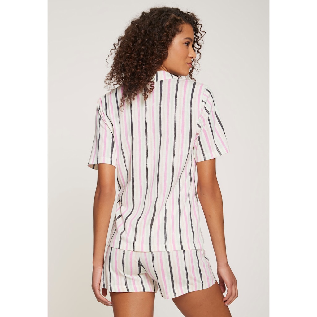 Vivance Dreams Shorty, (2 tlg.), mit Aquarell-Muster