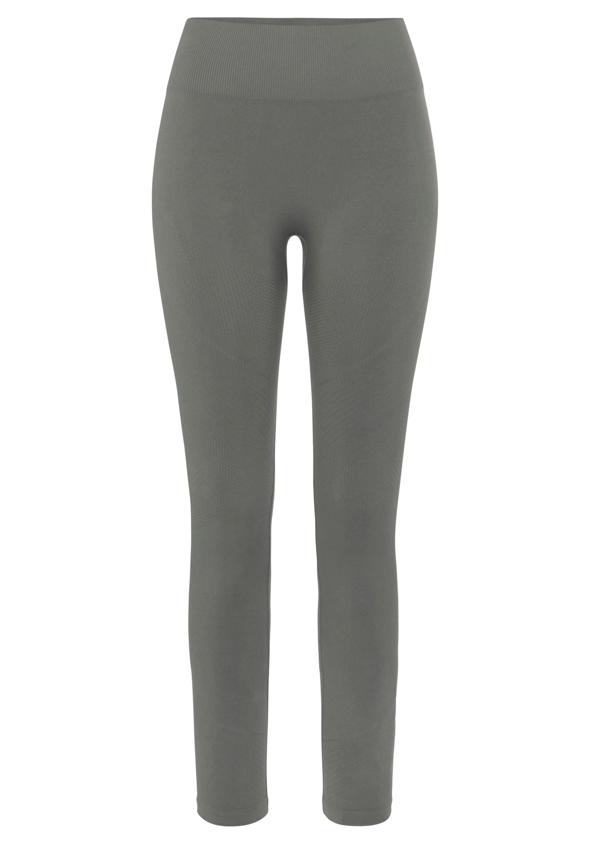 LASCANA Seamless Leggings »Po Push Up«, mit Rippstruktur und Shapingeffekt, Sporthose, Sportleggings
