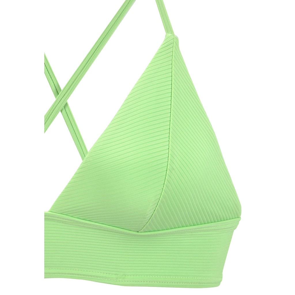 Venice Beach Triangel-Bikini-Top »Lucky«, aus gerippter Strukturware