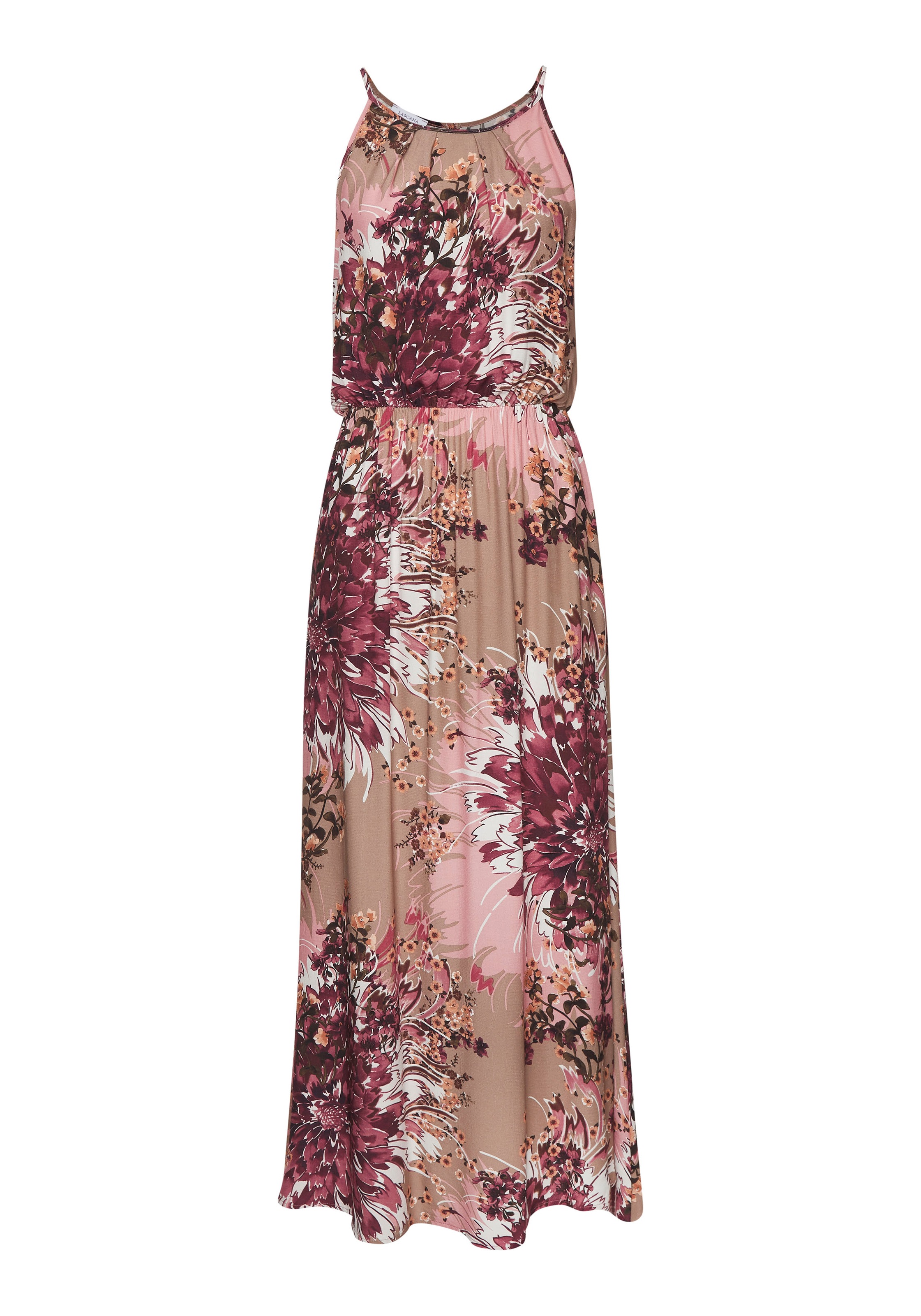 LASCANA Maxikleid mit Alloverdruck, luftiges Sommerkleid, Strandkleid