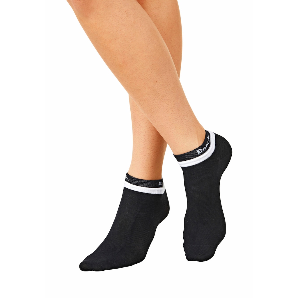 Bench. Kurzsocken, (Packung, 6 Paar), mit doppelten Bündchen