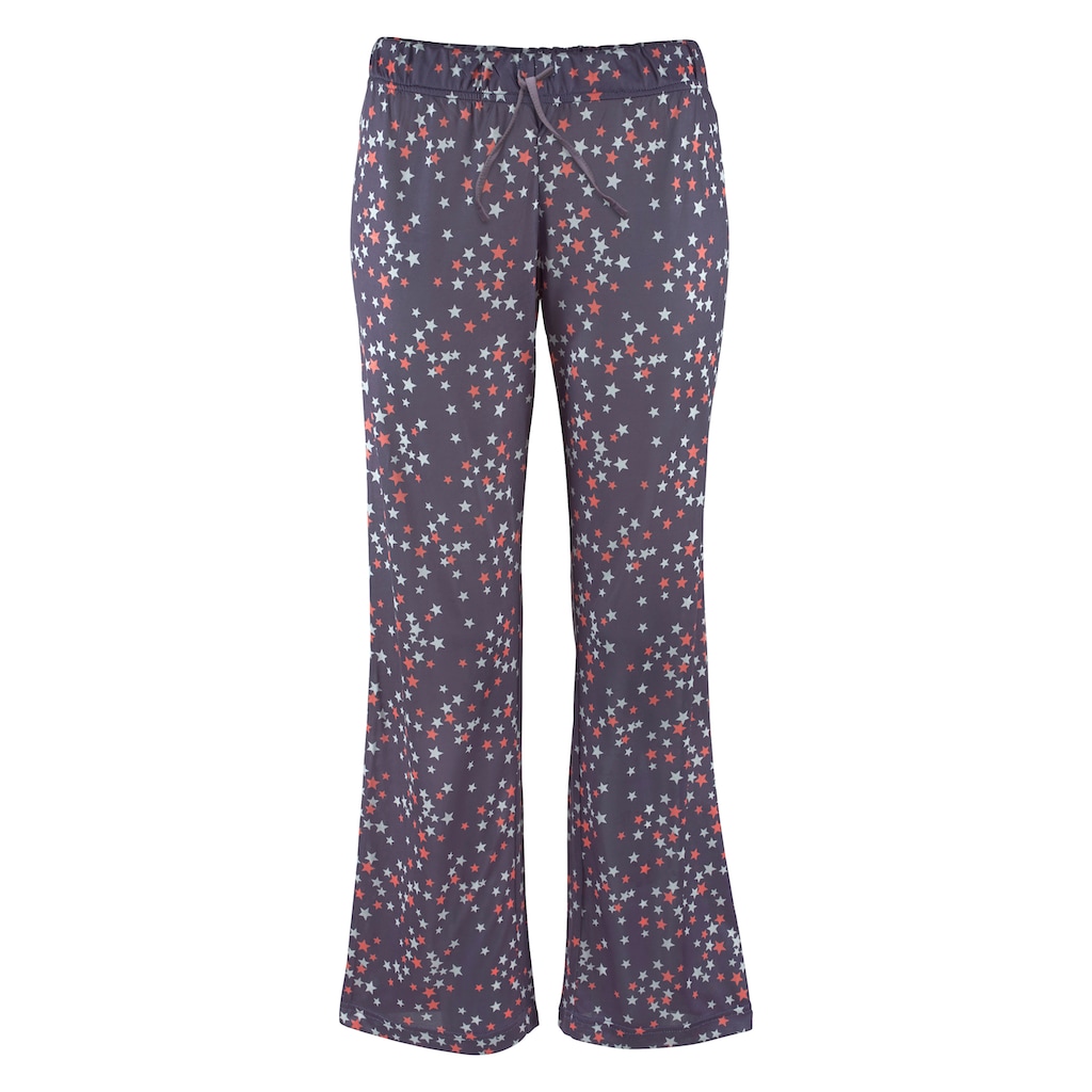 Vivance Dreams Pyjama, (4 tlg., 2 Stück), mit Sternenprint