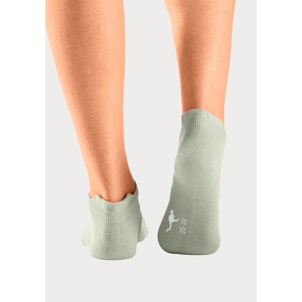 KangaROOS Sneakersocken, (Packung, 10 Paar), mit erhöhtem Bündchen