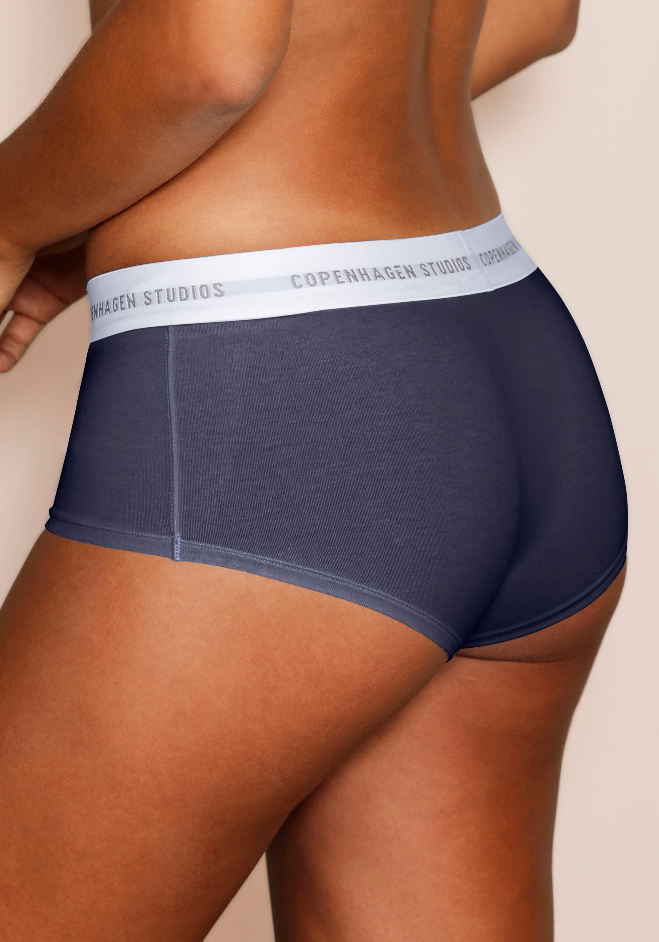 Copenhagen Studios Panty avec ceinture logo douce et en qualité coton-modal élastique