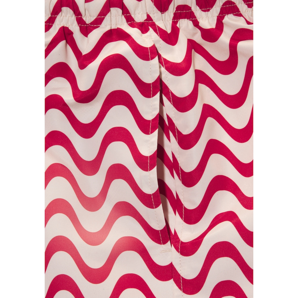 s.Oliver Badeshorts »Jeason«, im Wellendesign