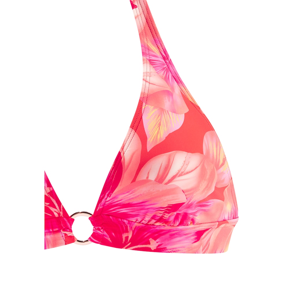 s.Oliver Triangel-Bikini-Top »Jayce«, mit goldfarbenfarbigen Zierring