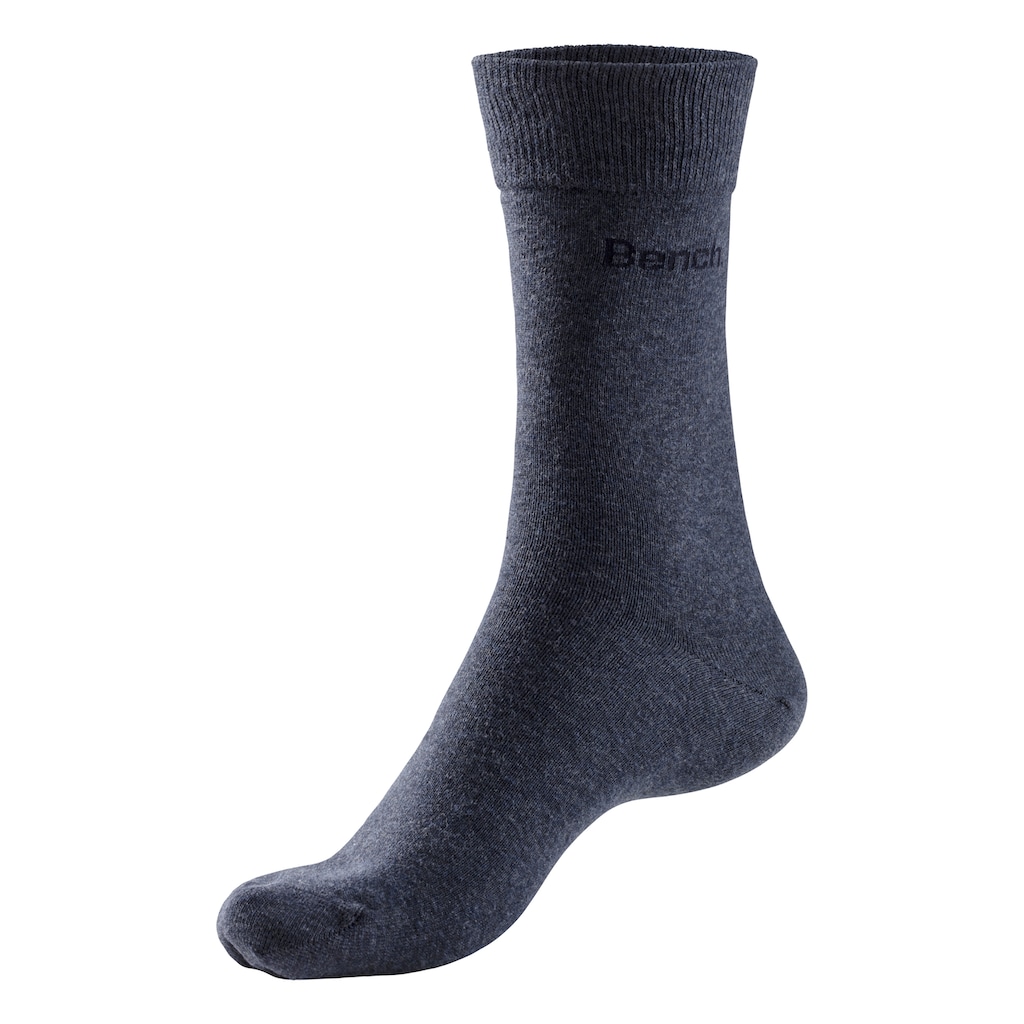 Bench. Basicsocken, (Packung, 4 Paar), in angenehm weicher Markenqualität