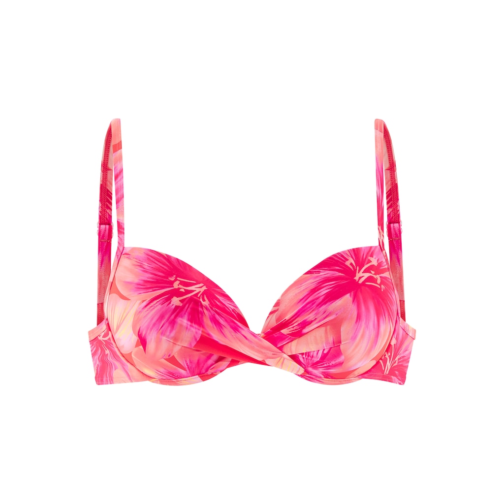 s.Oliver Push-Up-Bikini-Top »Jayce«, mit Blumenprint