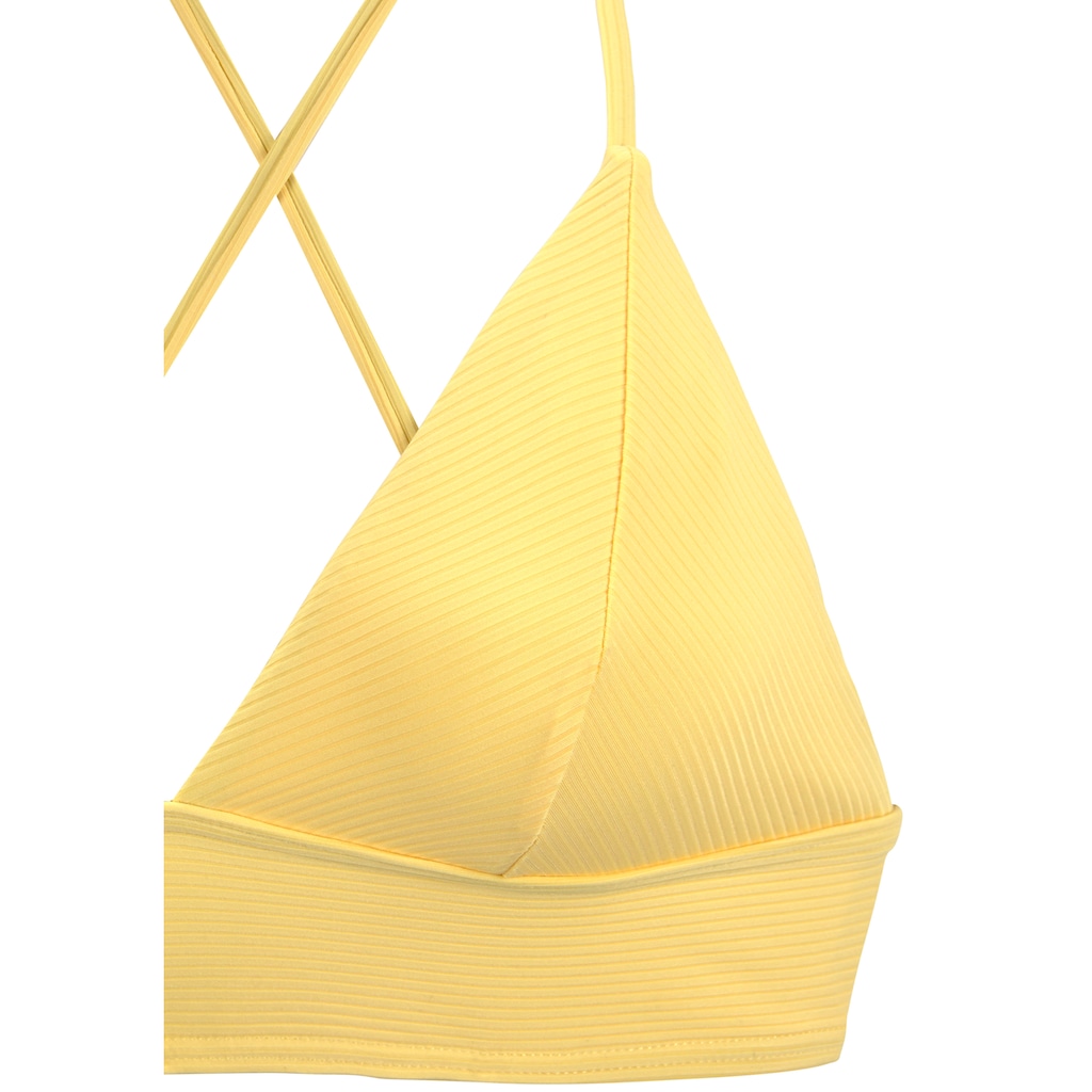 Venice Beach Triangel-Bikini-Top »Lucky«, aus gerippter Strukturware
