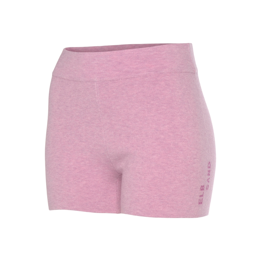 Elbsand Strickhose, aus hochwertigem Strick, mit Logostickerei, Loungewear