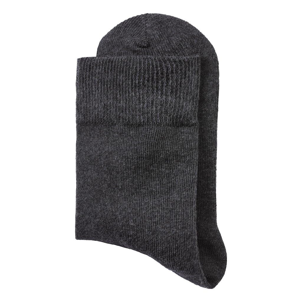 H.I.S Basicsocken, (Packung, 5 Paar), mit besonders weichem Bündchen