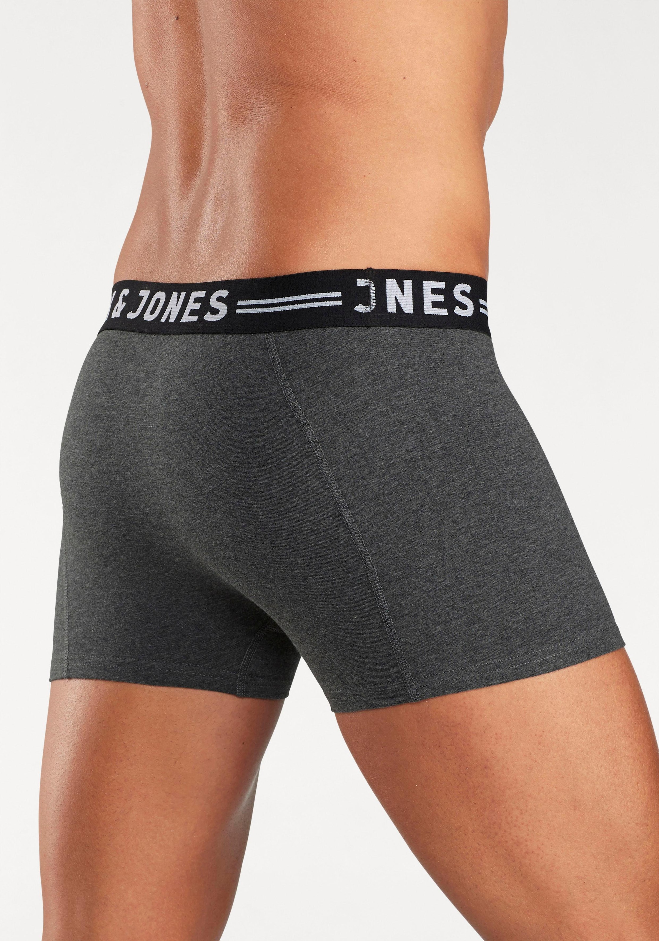 Jack & Jones Boxer »JAC Lichfield Trunks« Packung, 3 cuis mit kontrastfarbigem Bund